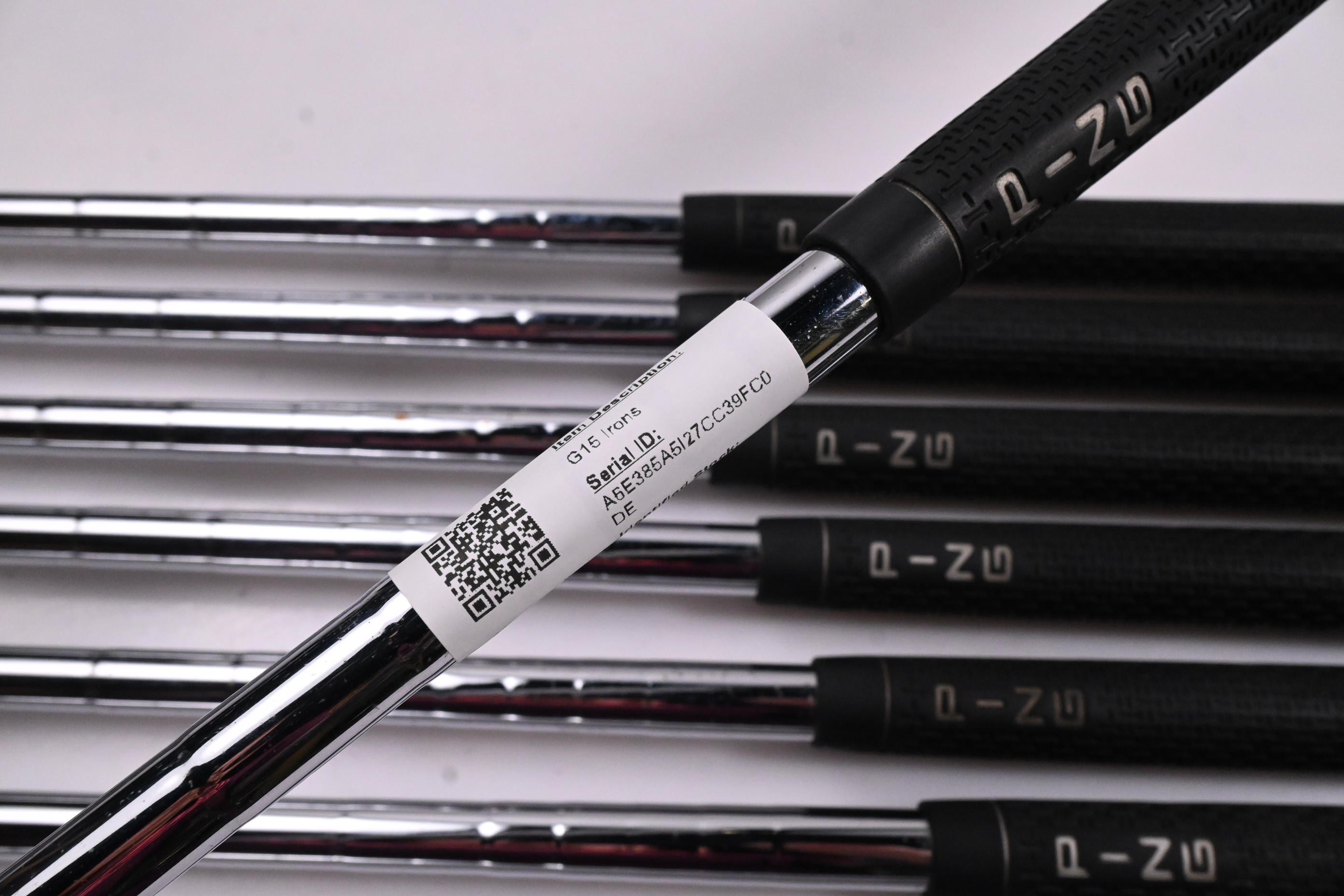 Ping G15 Irons / 4-PW+SW / Blue Dot / Stiff Flex Steel Shafts