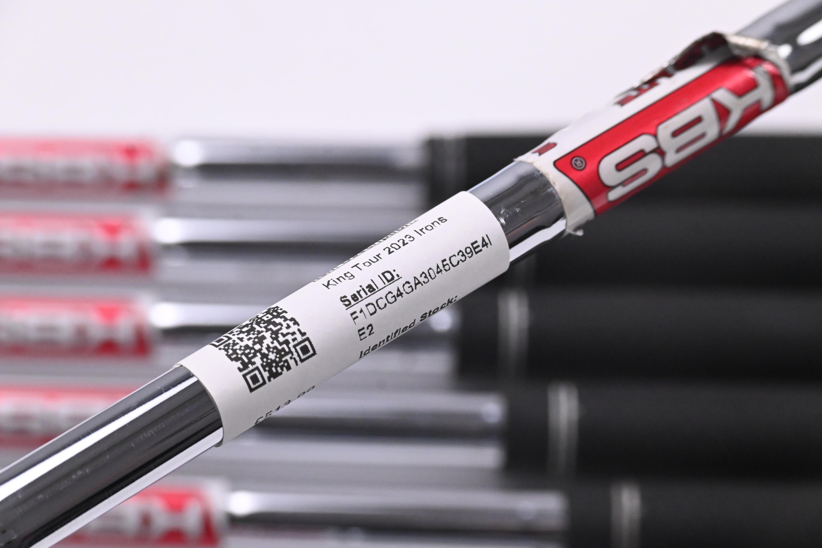 Cobra King Tour Raw 2023 Irons / 4-PW+GW / Stiff Flex KBS Tour Lite Shafts