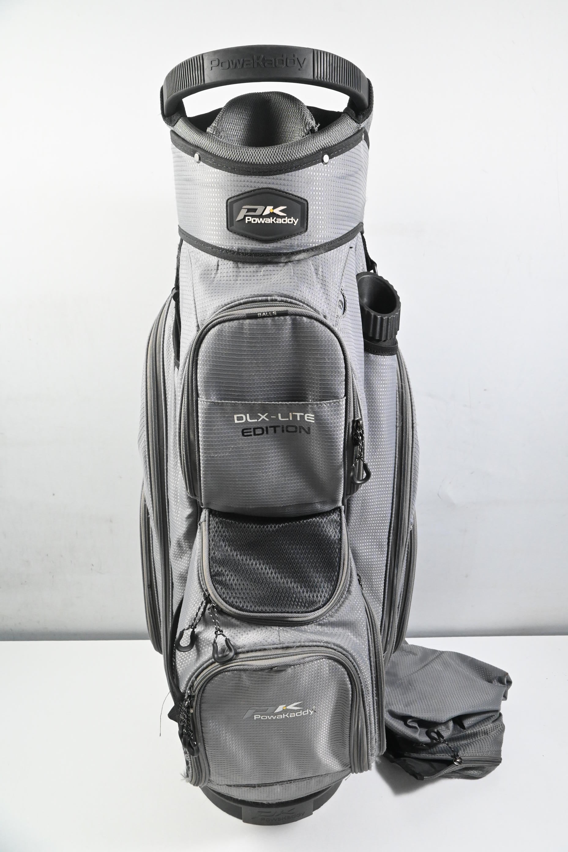 Powakaddy DLX Lite Edition Cart Bag / 14-Way Divider / Grey
