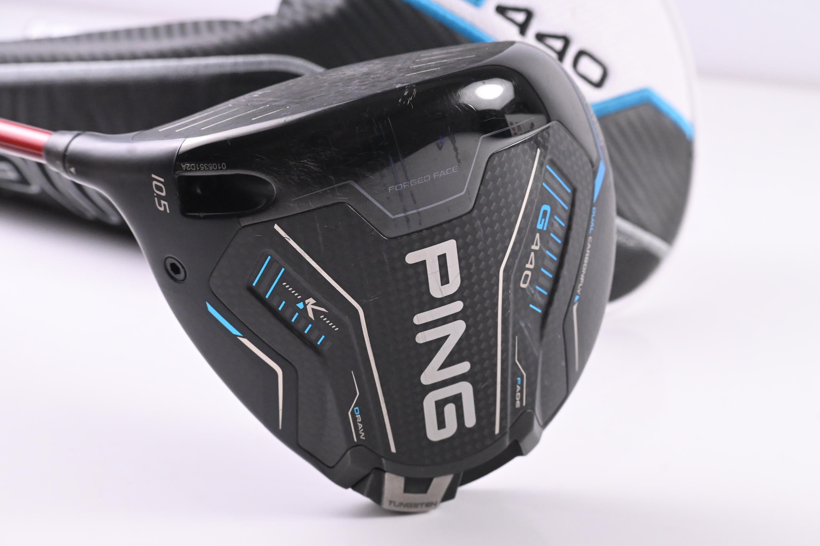 Left Hand Ping G440 K Driver / 10.5 Degree / Regular Flex Denali Red 60 Shaft