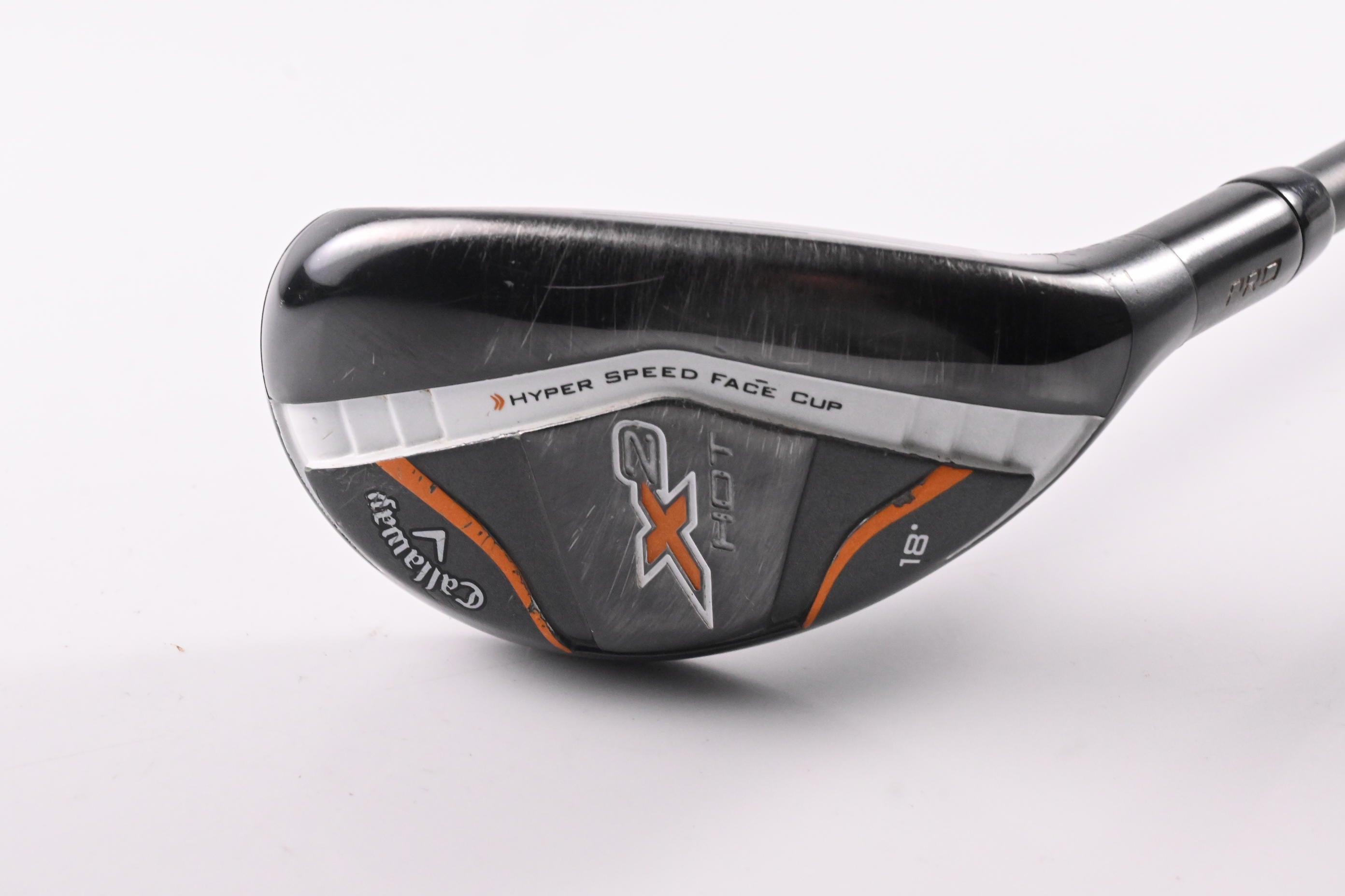 Callaway X2 Hot Pro #3 Hybrid / 18 Degree / Regular Flex Aldila Tour Green 75