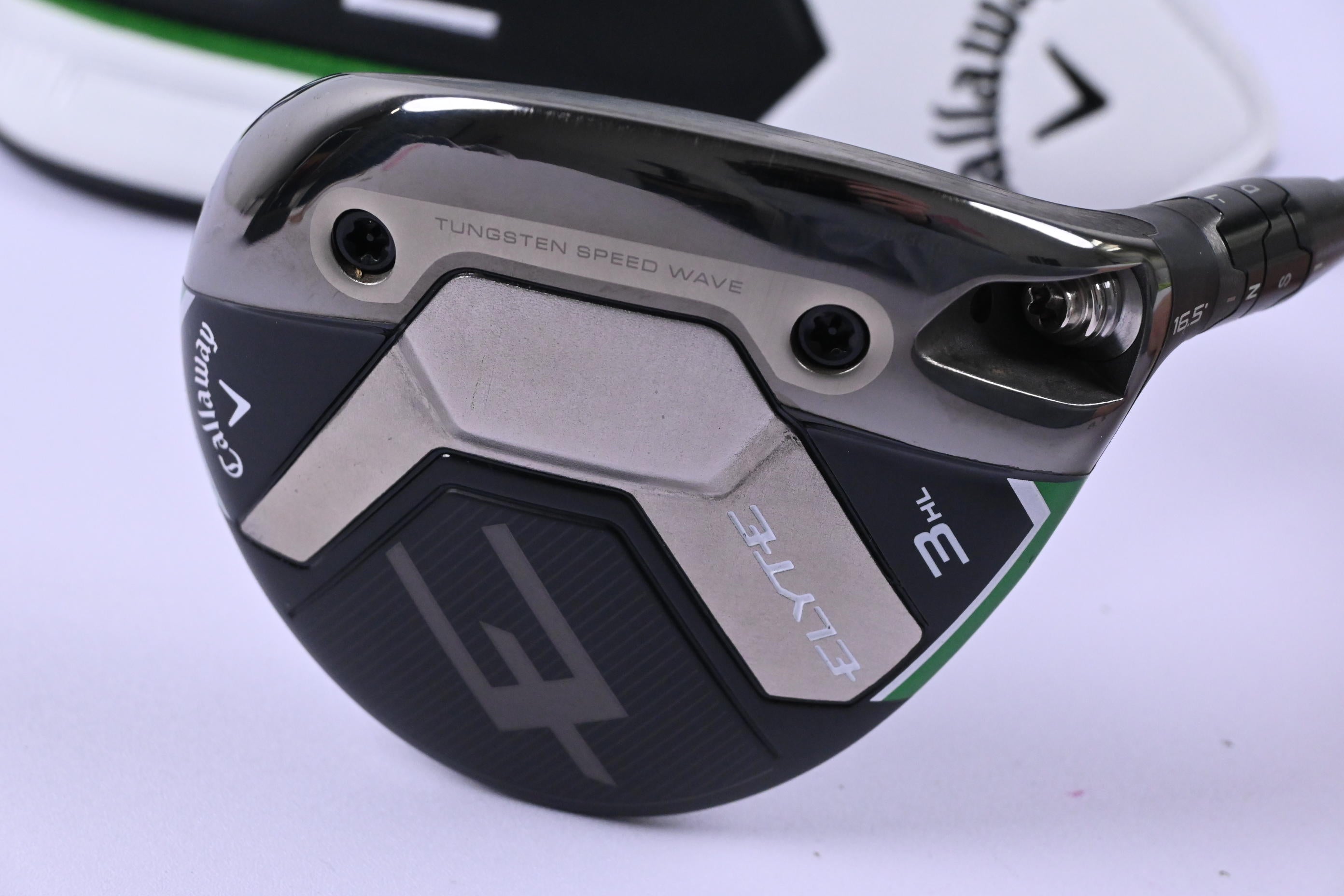Callaway Elyte #3 Wood / 16.5 Degree / Stiff Flex Denali Charcoal 60 Shaft
