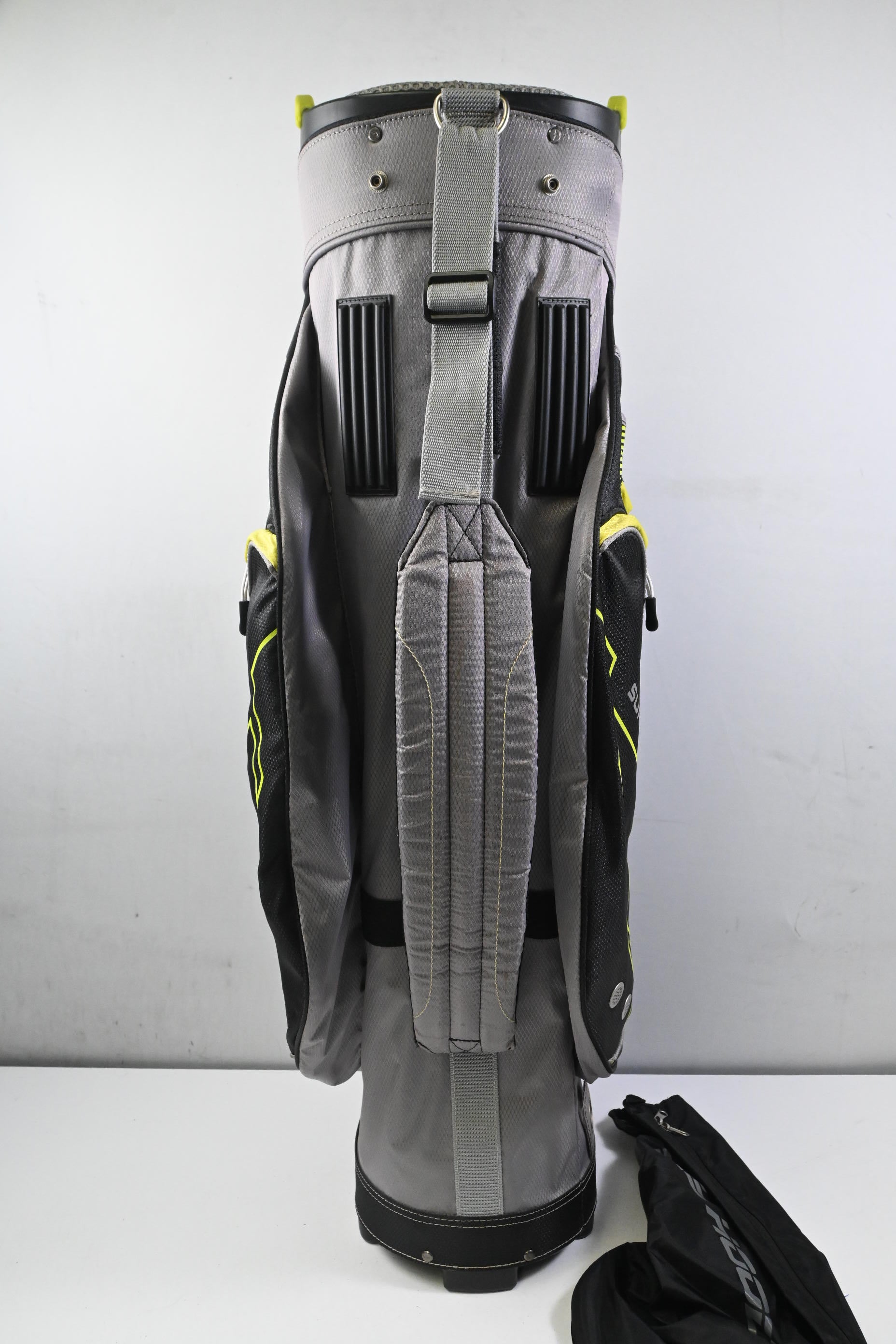 Sun Mountain SYNC Cart Bag / 15-Way Divider / Black, Silver & Neon