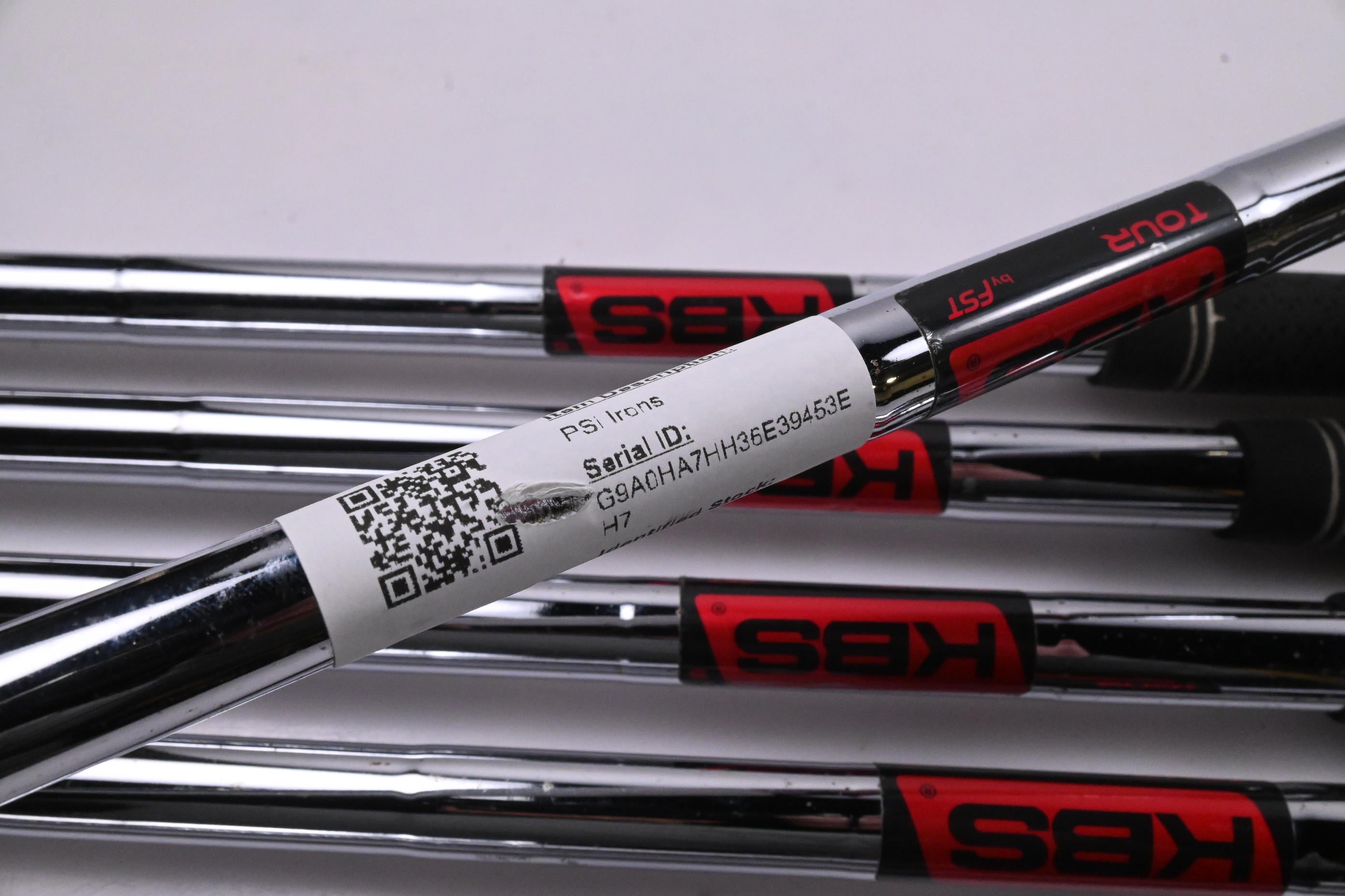 Taylormade PSi Irons / 4-9i / Stiff Flex KBS Tour Shafts