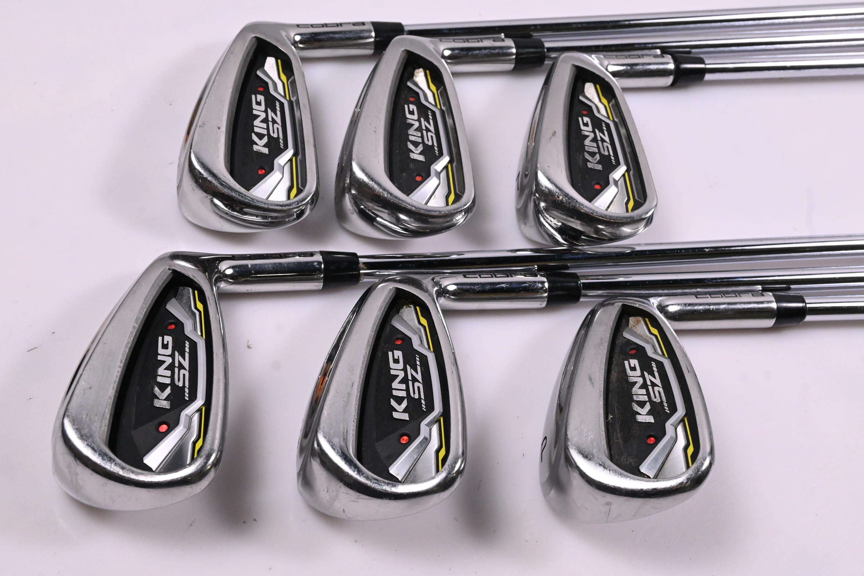 Cobra King Speedzone Irons / 5-PW / Regular Flex Cobra Shafts