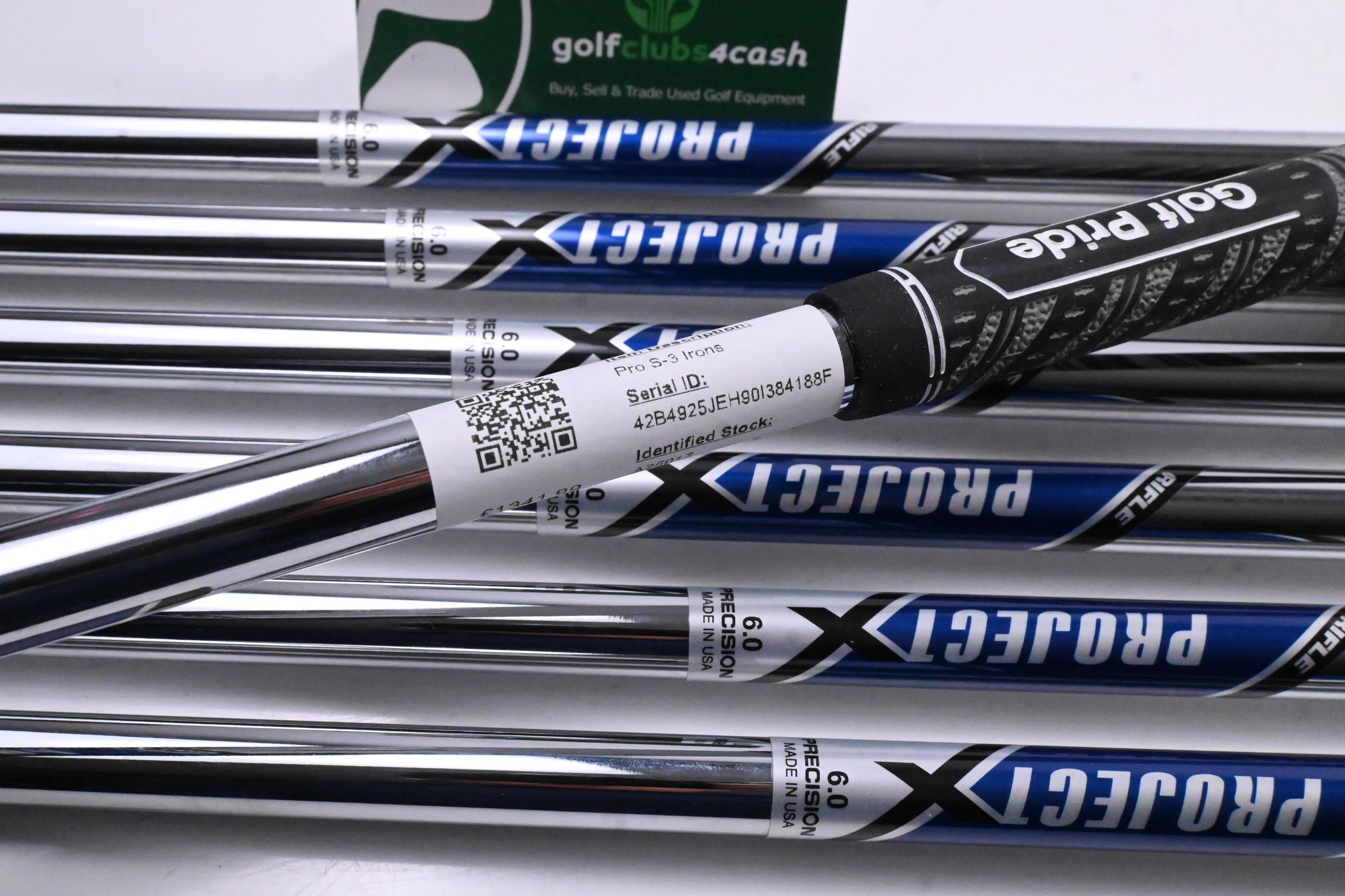 Mizuno Pro S-3 Irons / 4-PW / Stiff Flex Project X Shafts
