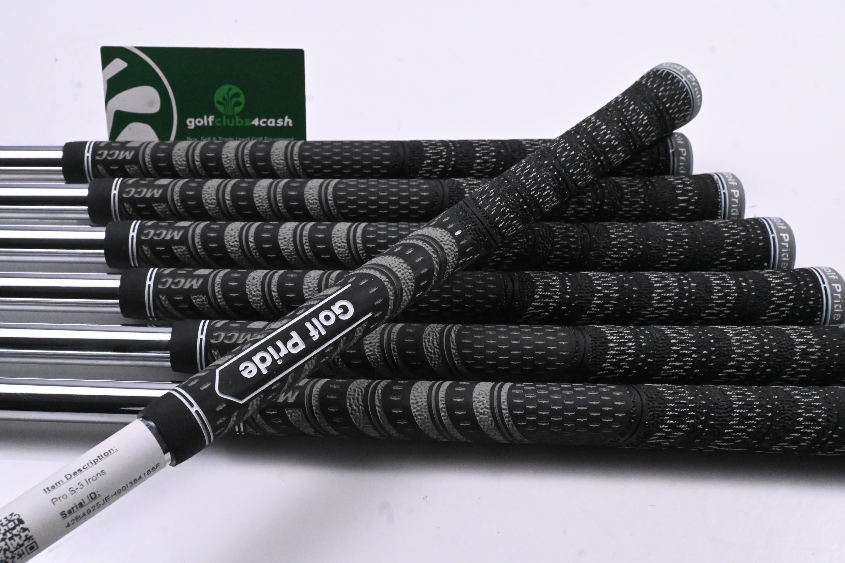 Mizuno Pro S-3 Irons / 4-PW / Stiff Flex Project X Shafts