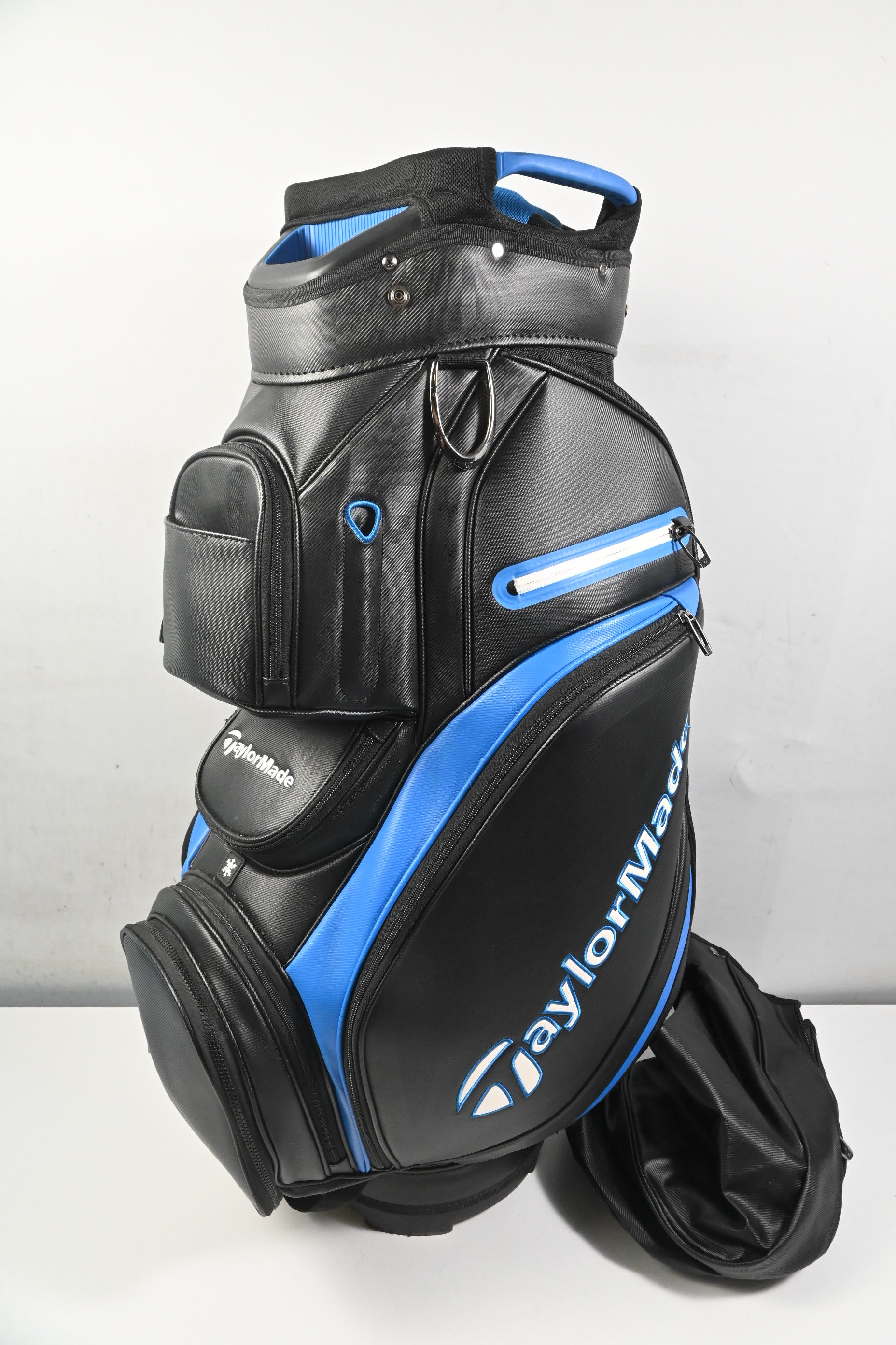 Taylormade Deluxe Cart Bag / 14-Way Divider / Black, Blue