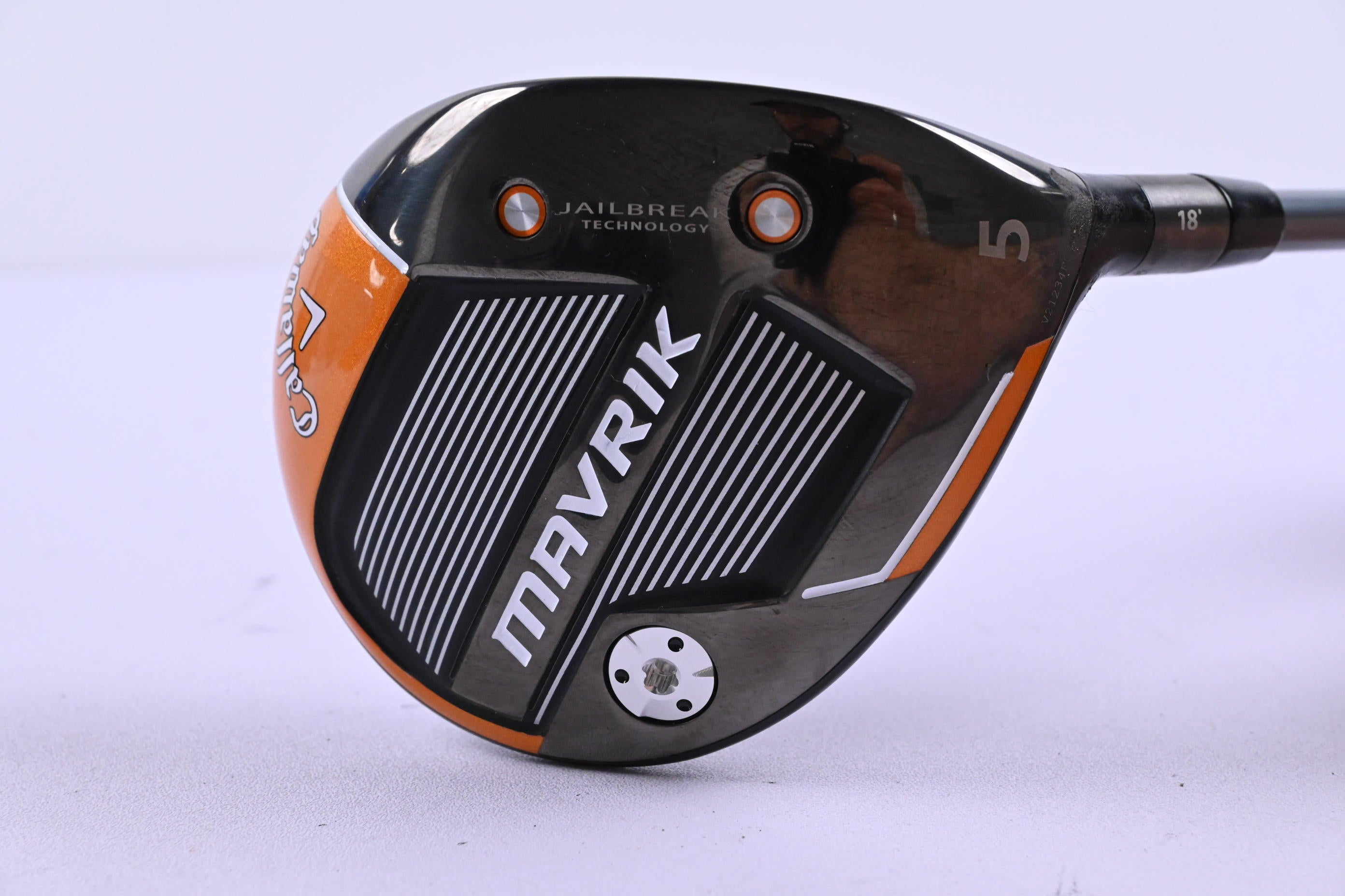 Ladies Callaway Mavrik #5 Wood / 18 Degree / Ladies Flex HZRDUS T800 45 Shaft