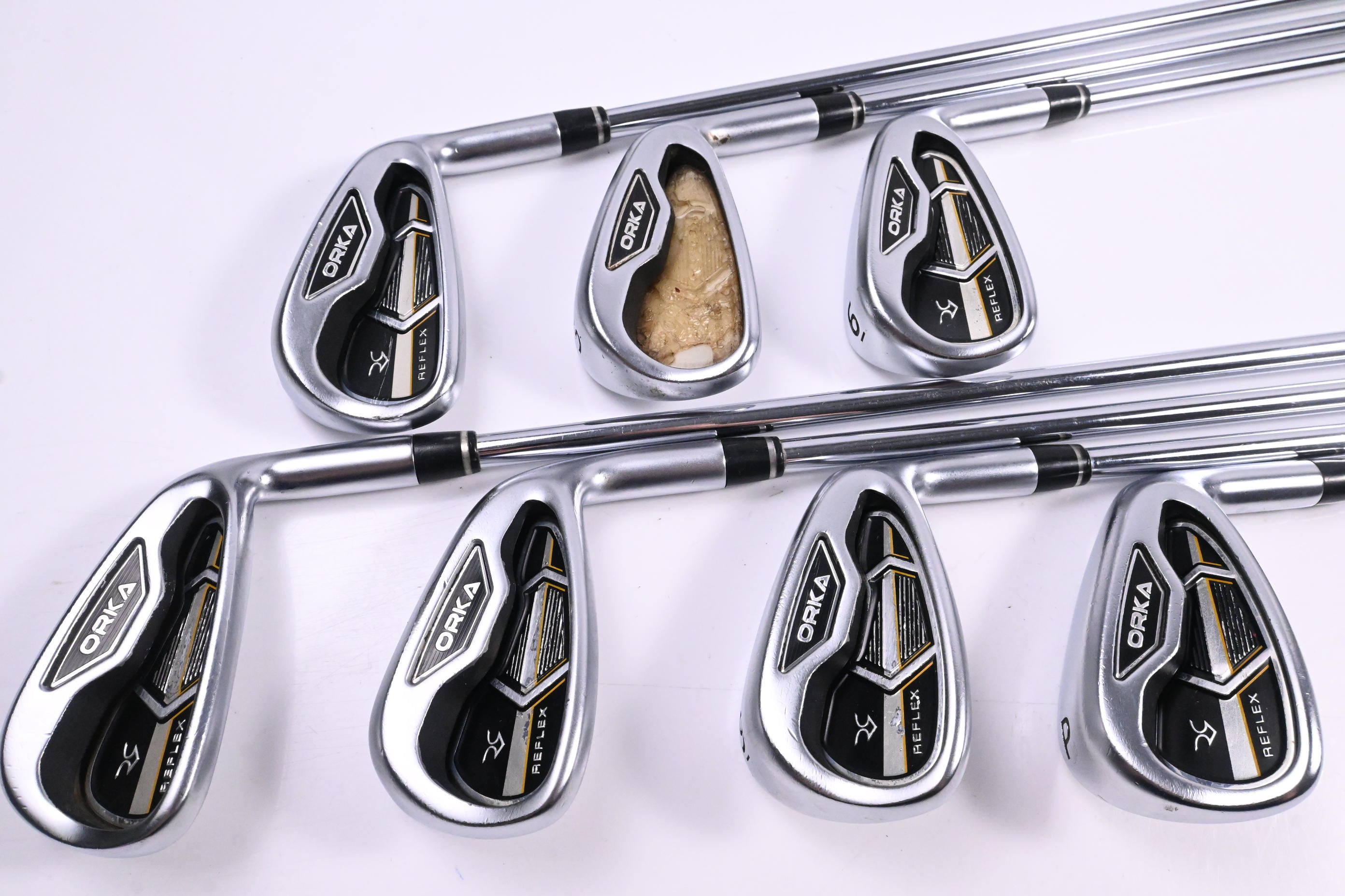 Orka Reflex Irons / 4-PW / Stiff Flex NH9 Pro Shafts