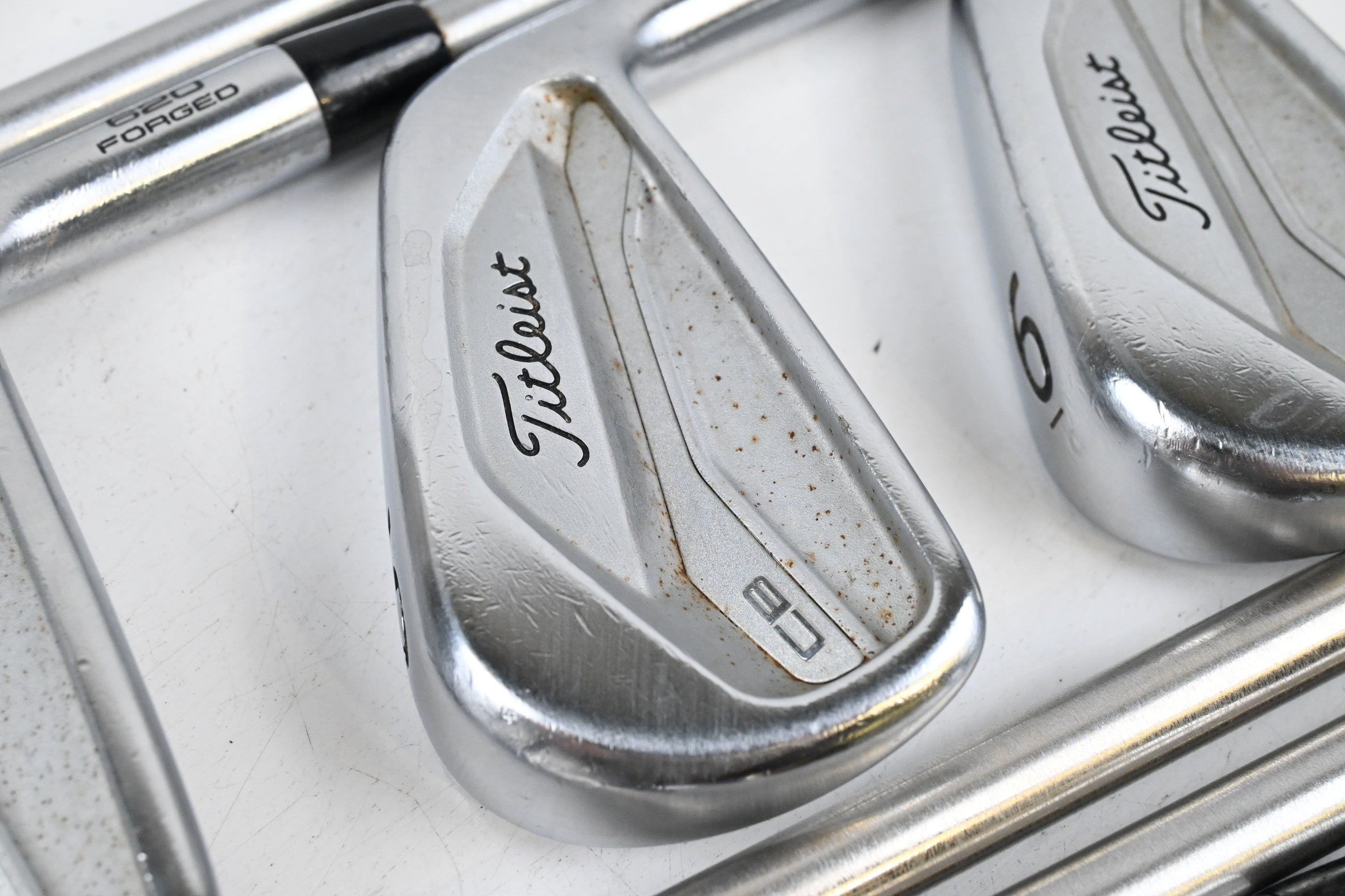 Titleist CB 620 Irons / 3-PW / X-Flex KBS Tour C-Taper 130 Shafts