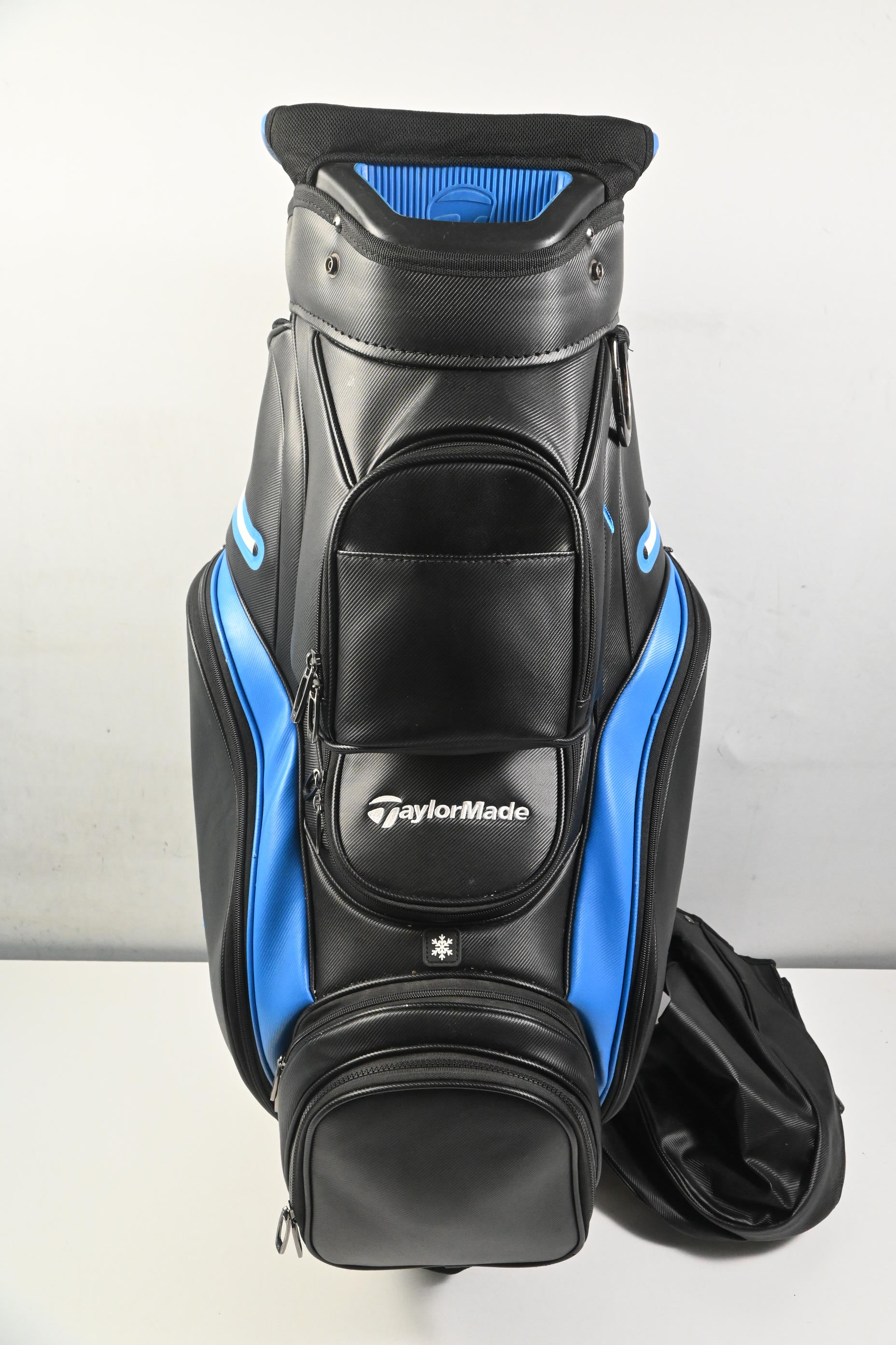 Taylormade Deluxe Cart Bag / 14-Way Divider / Black, Blue