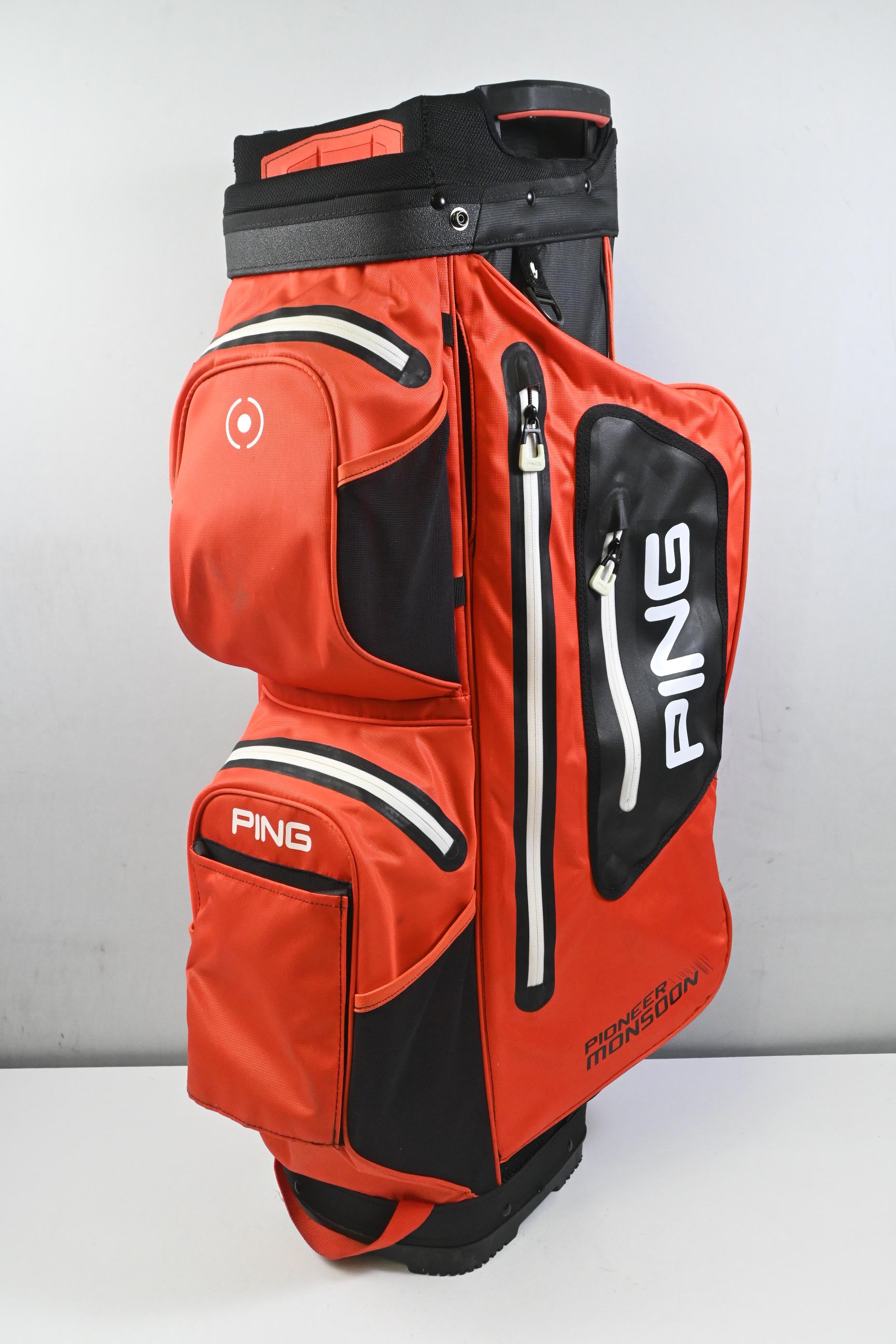 Ping Pioneer Monsoon Cart Bag / 15-Way divider / Red & Black