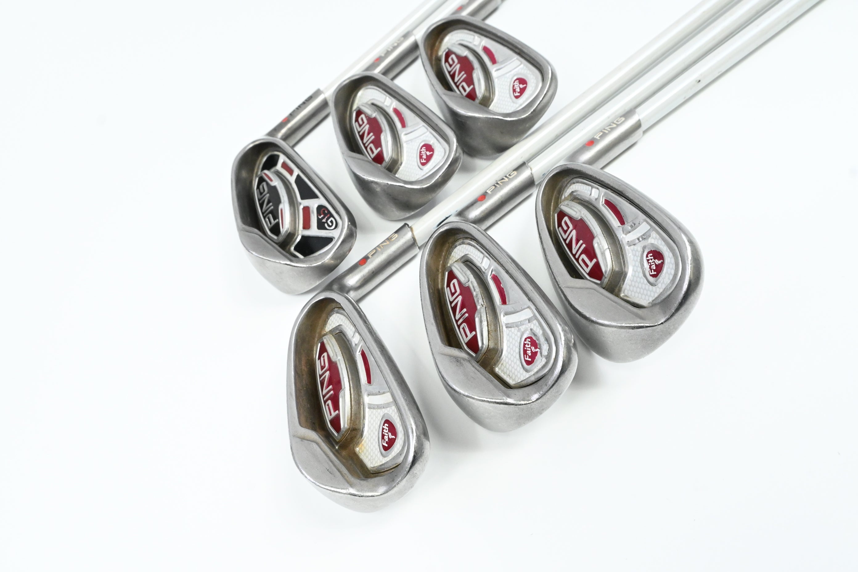 Ladies Ping Faith Irons / 6-PW+SW / Red Dot / Ladies Flex Ping ULT 200 Shafts