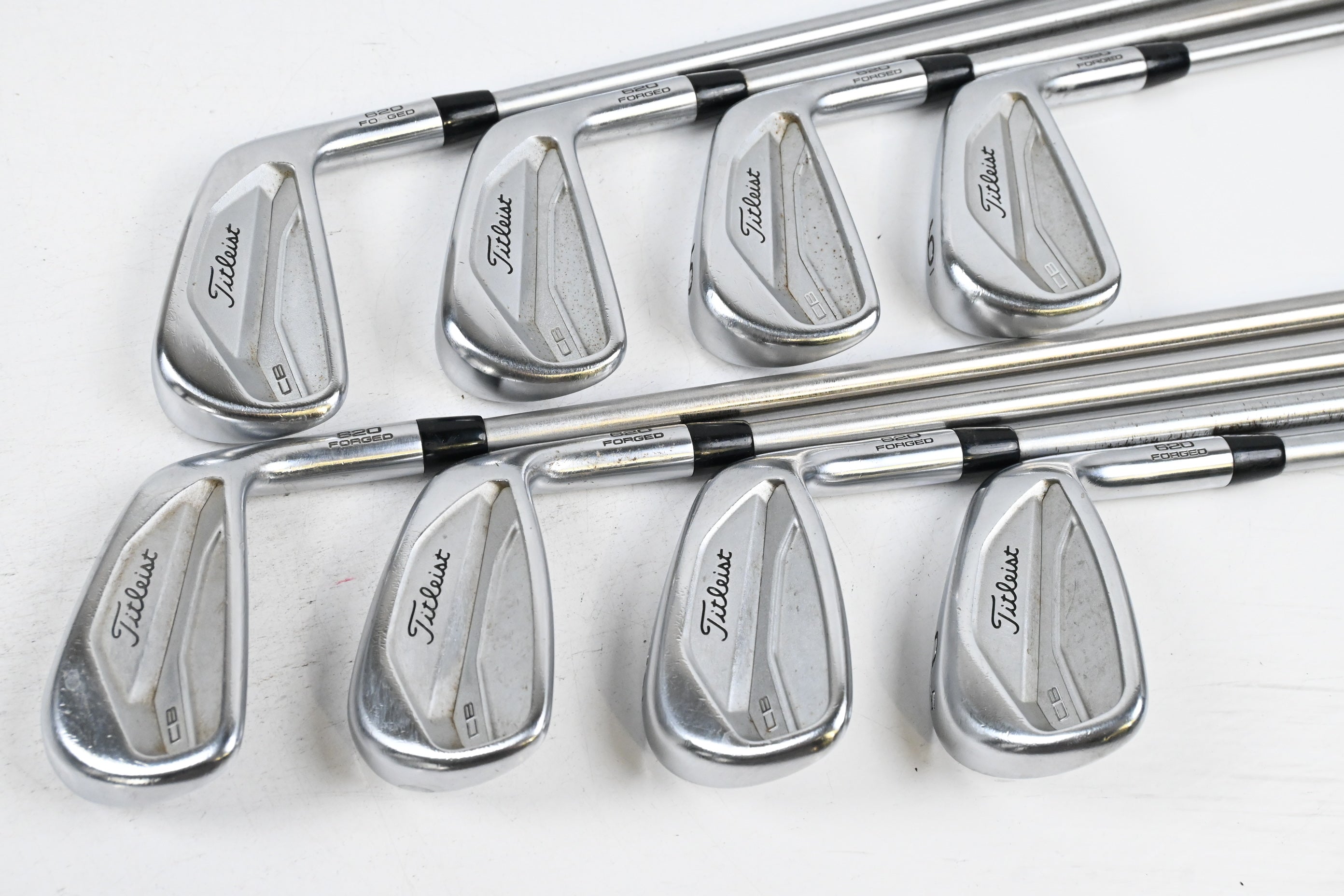 Titleist CB 620 Irons / 3-PW / X-Flex KBS Tour C-Taper 130 Shafts