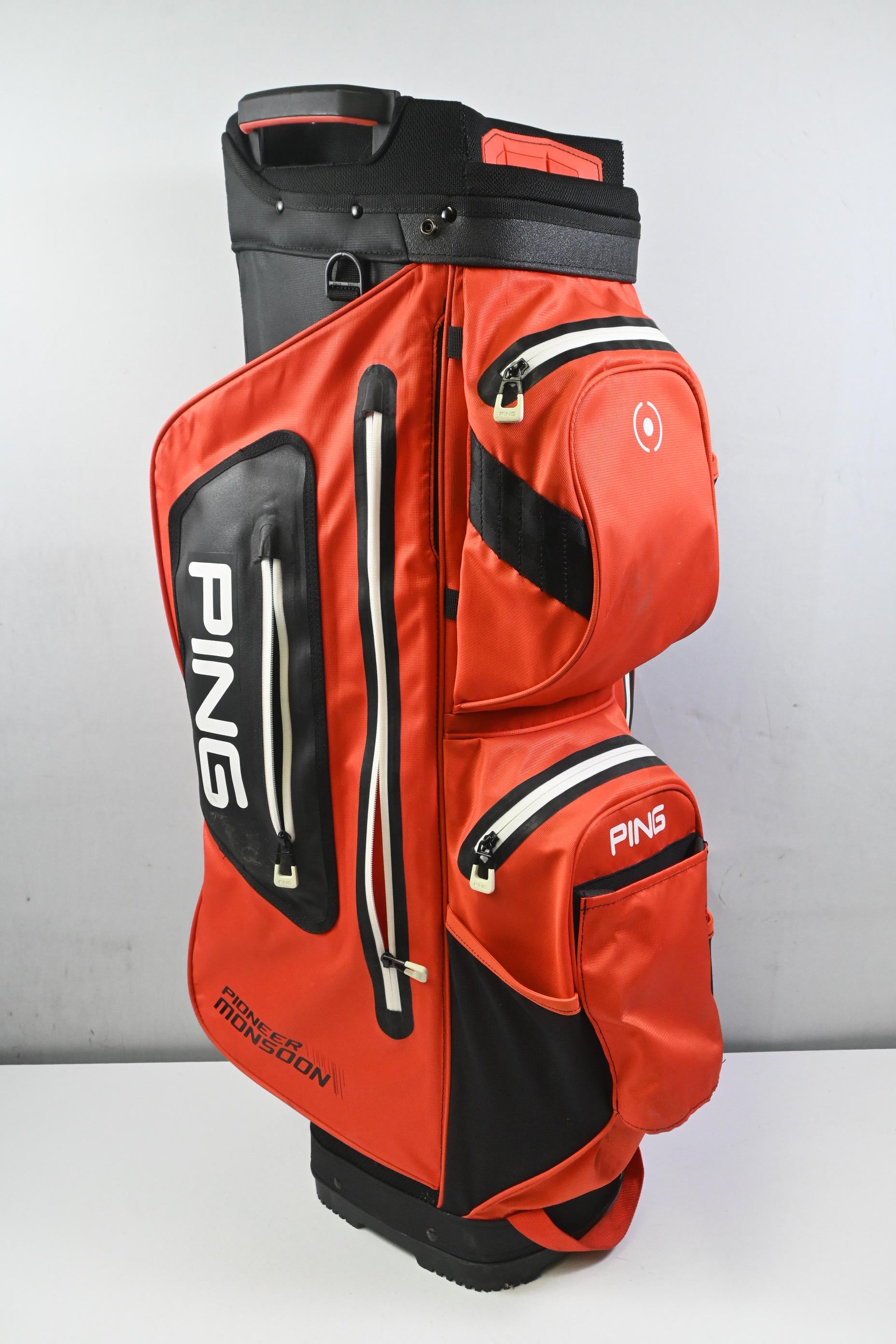 Ping Pioneer Monsoon Cart Bag / 15-Way divider / Red & Black
