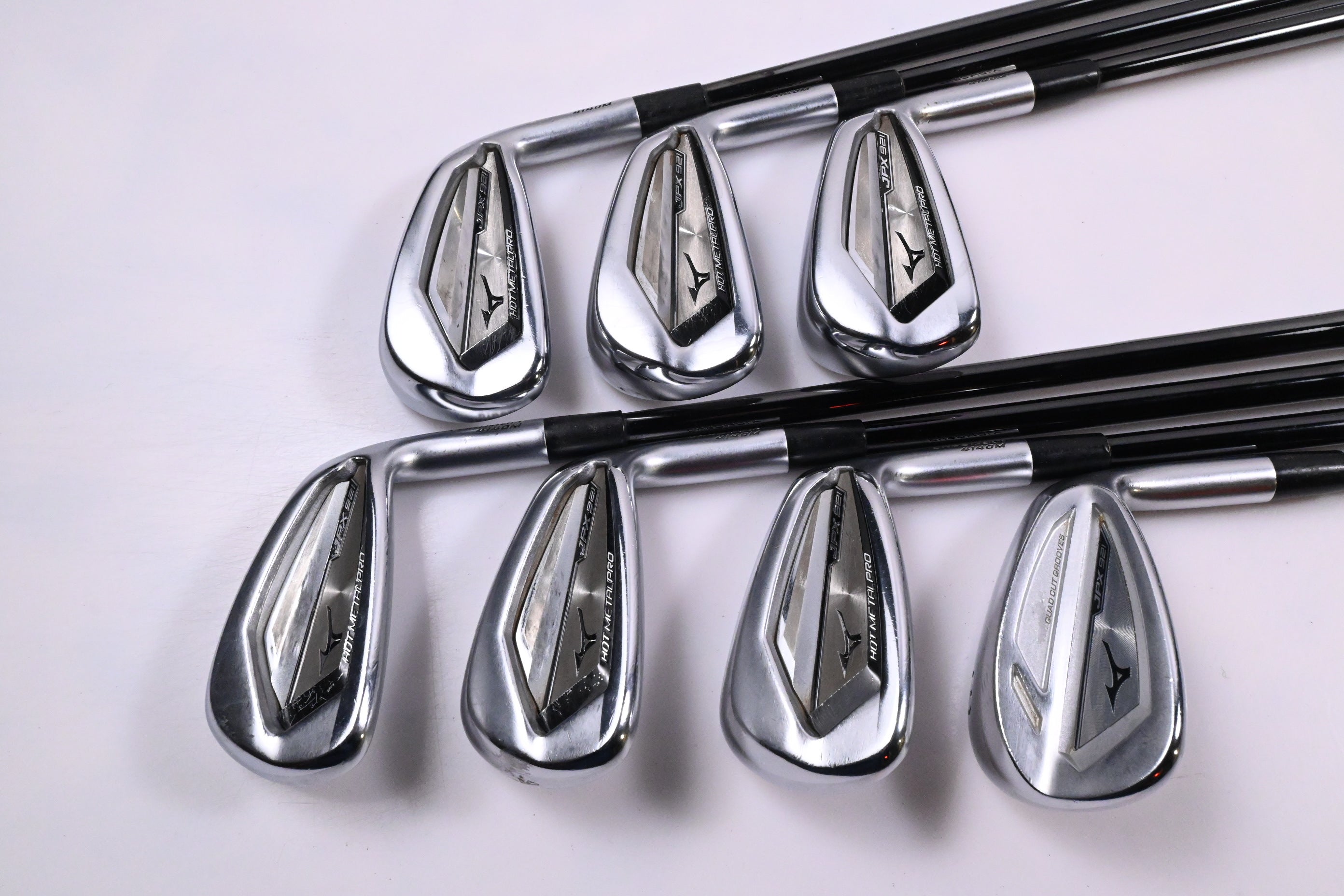 Mizuno JPX 921 Hot Metal Pro Irons / 5-PW+GW / X-Flex KBS $-Taper 130 Shafts