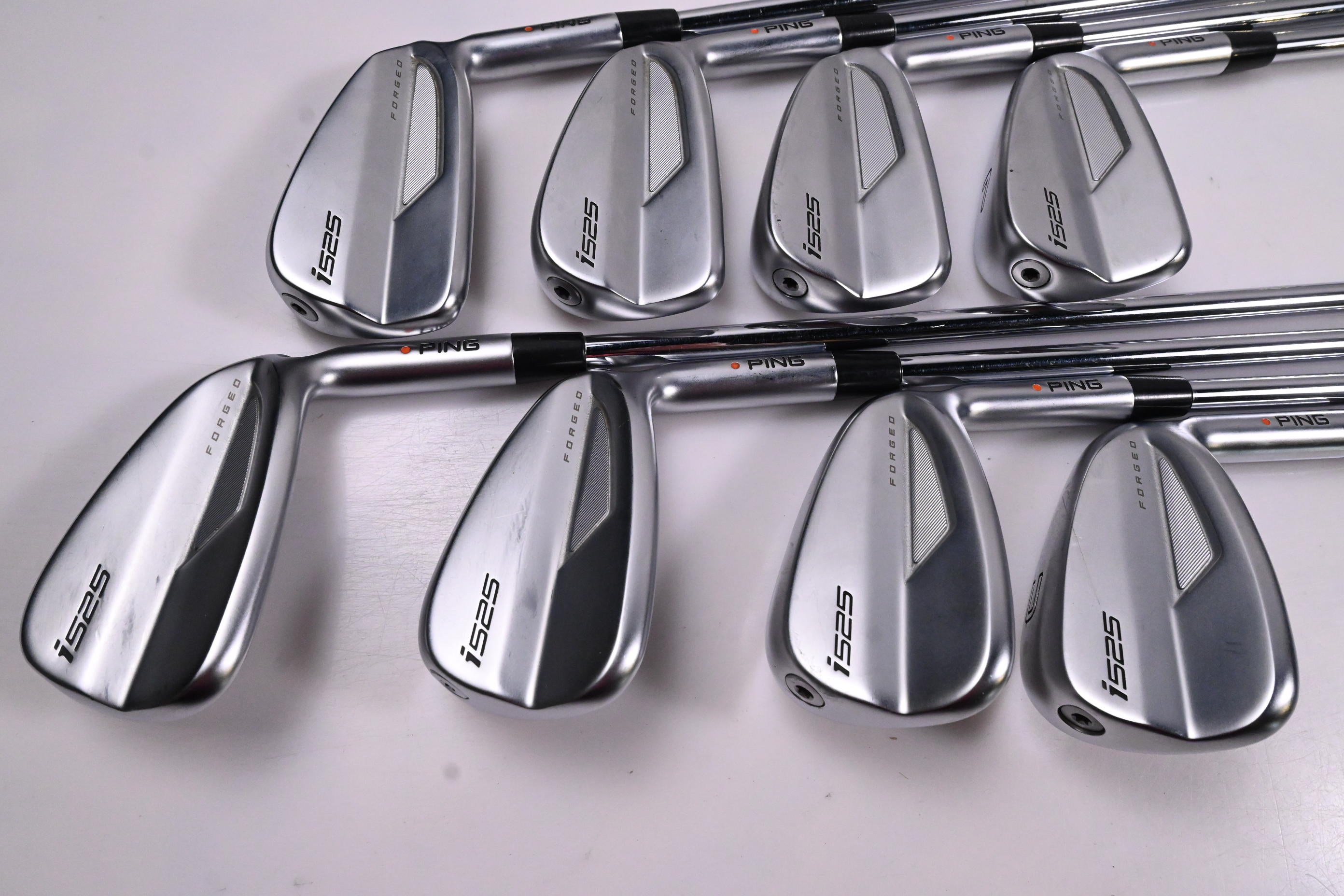 Ping i525 Irons / 4-PW+GW / Orange Dot / Regular Flex Ping AWT 2.0 Shafts