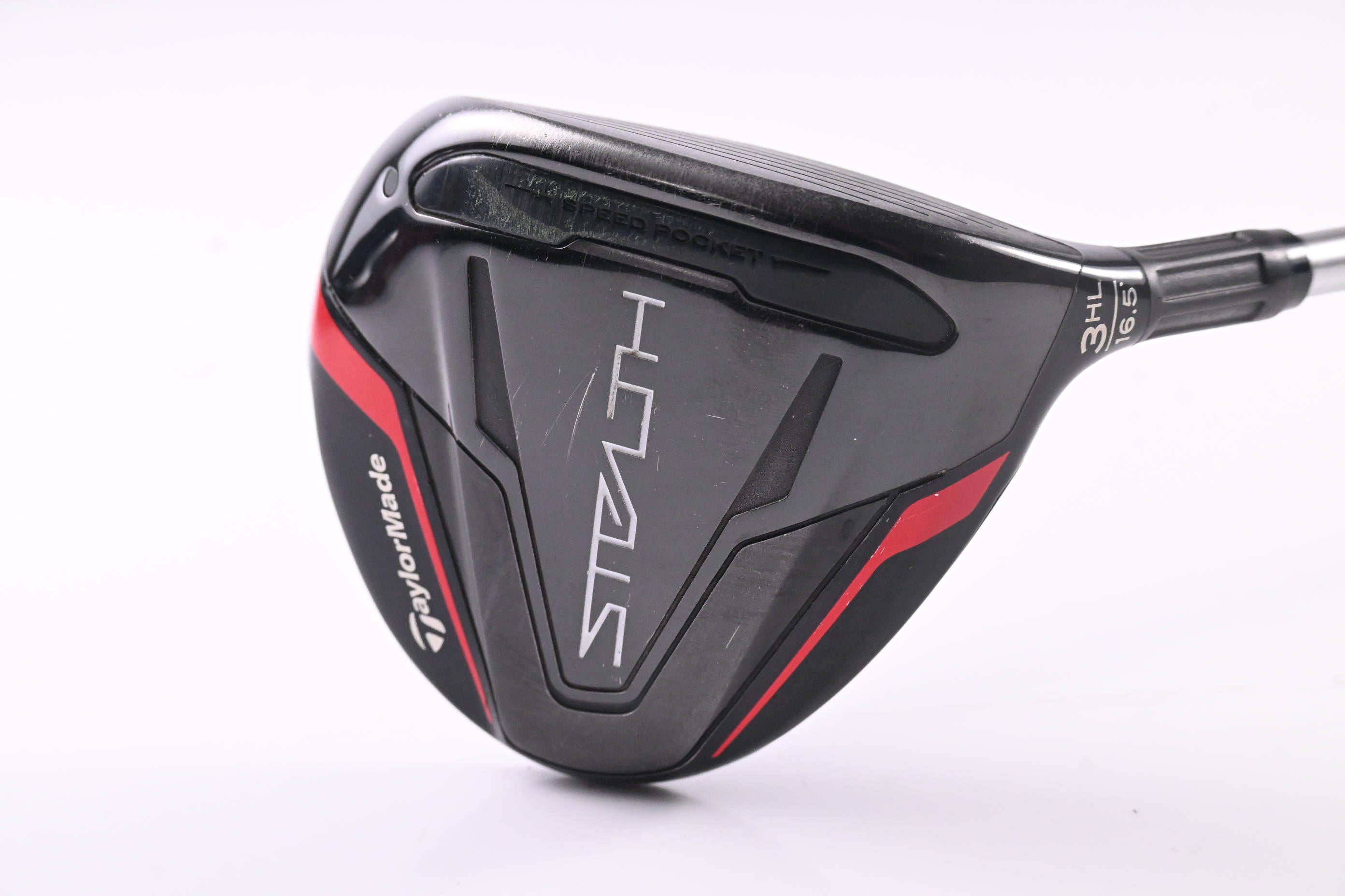 Taylormade Stealth #3HL Wood / 16.5 Degree / Stiff Flex Diamana M+ Red 60 Shaft