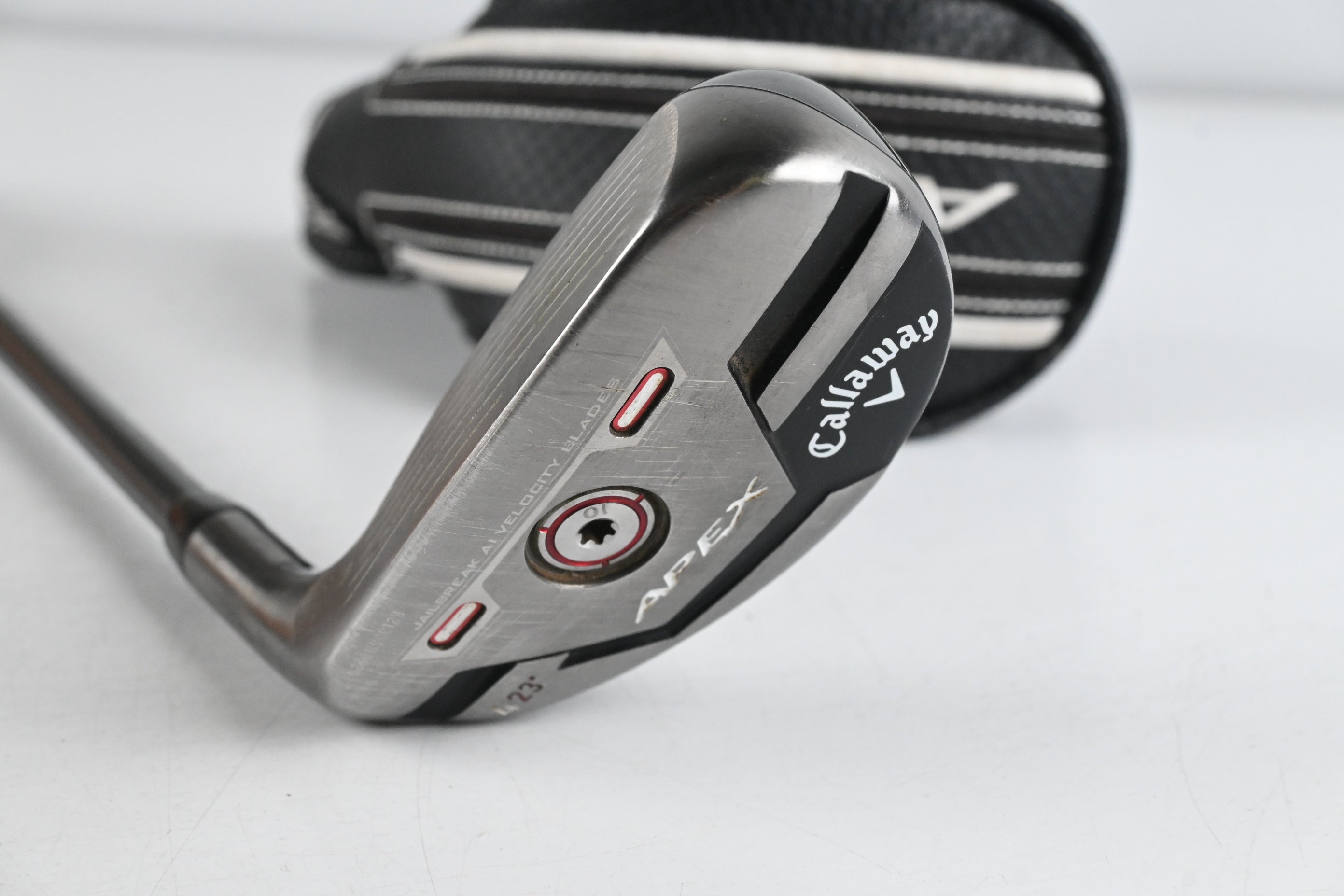 Left Hand Callaway Apex 21 #4 Hybrid / 23 Degree / Stiff Flex Aldila Synergy 60
