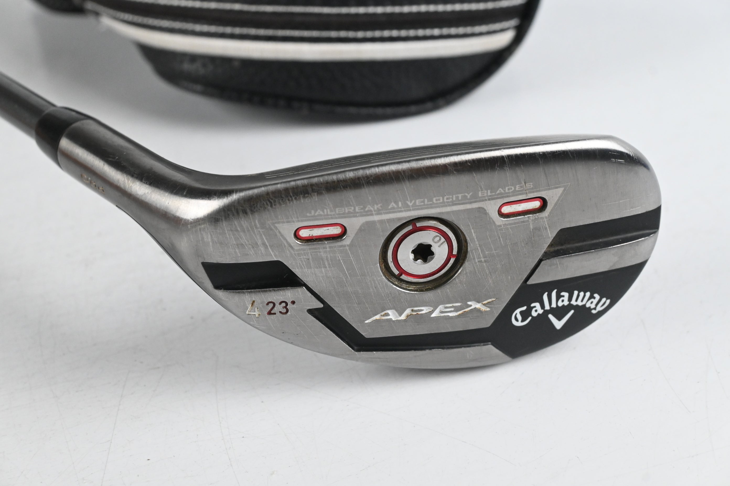 Left Hand Callaway Apex 21 #4 Hybrid / 23 Degree / Stiff Flex Aldila Synergy 60
