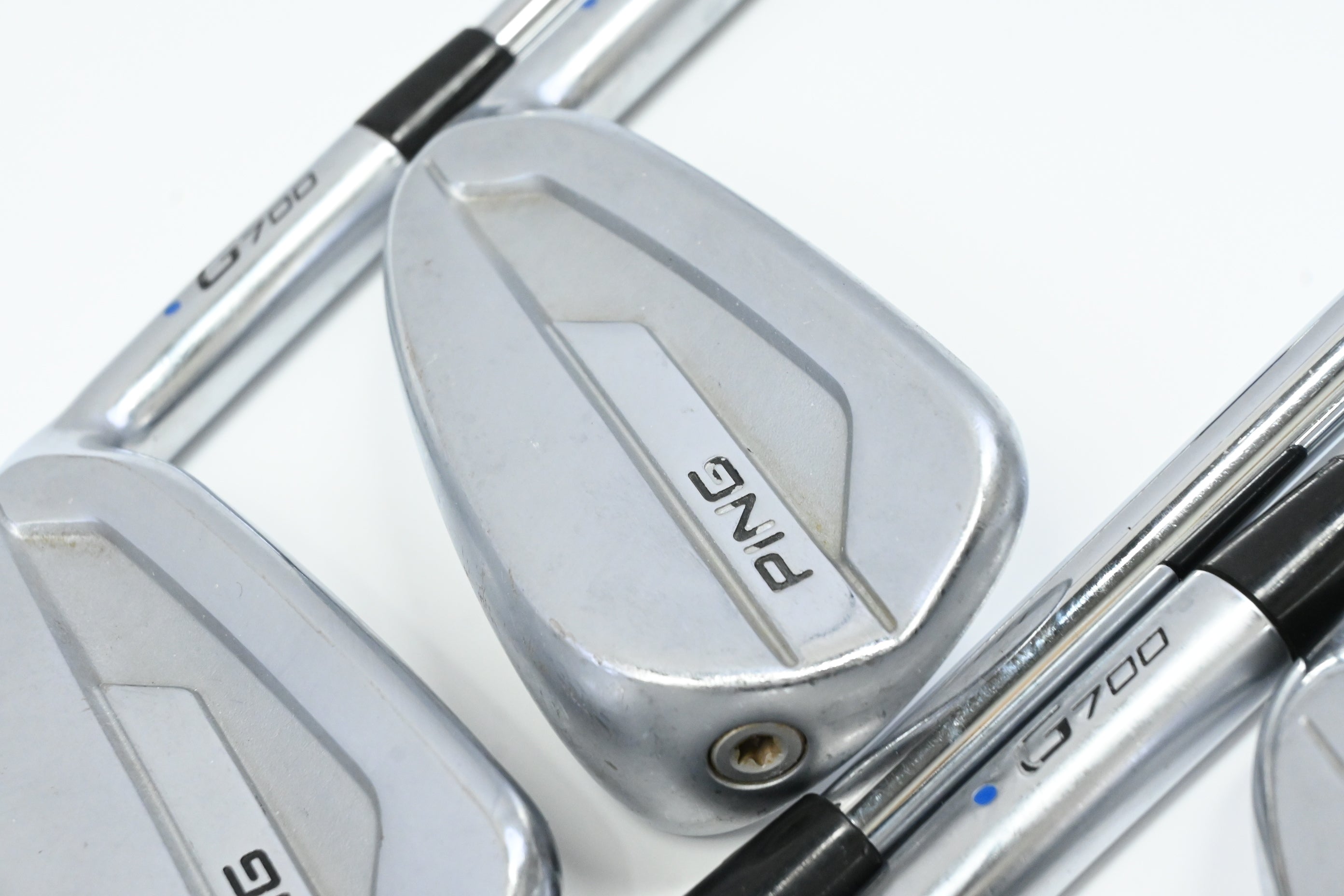 Ping G700 Irons / 6-PW / Blue Dot / Stiff Flex Dynamic Gold 105 S300 Shafts