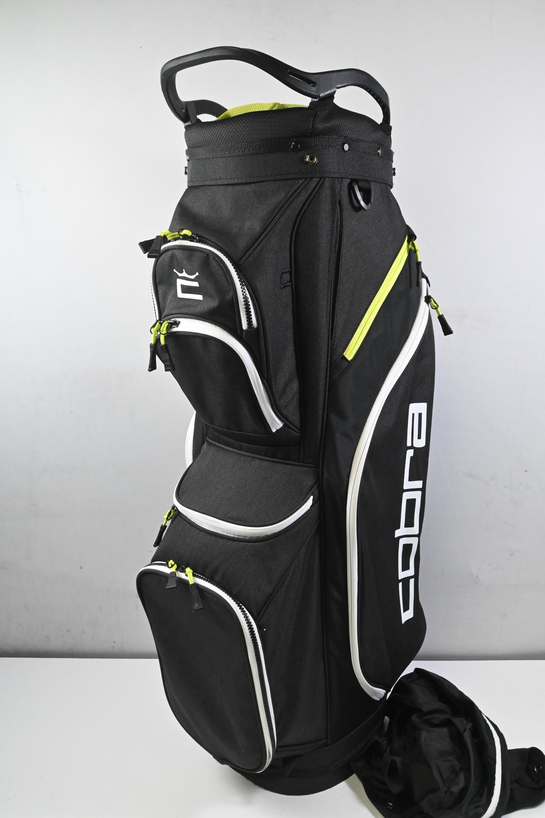 Cobra Cart Bag / 14-Way Divider / Black, White & Green