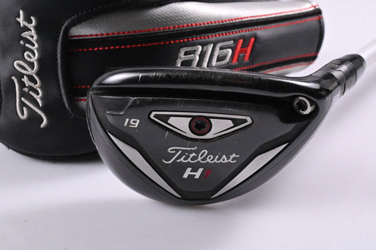 Titleist 816 H1 #3 Hybrid / 19 Degree / Stiff Flex Aldila Rogue Silver 110 MSI 85