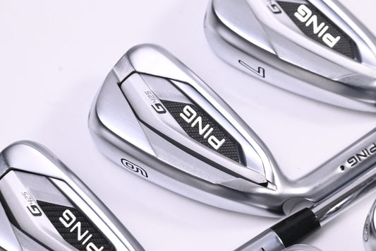 Left Hand Ping G425 Irons / 5-PW+SW / Black Dot / Regular Flex Ping AWT 2.0
