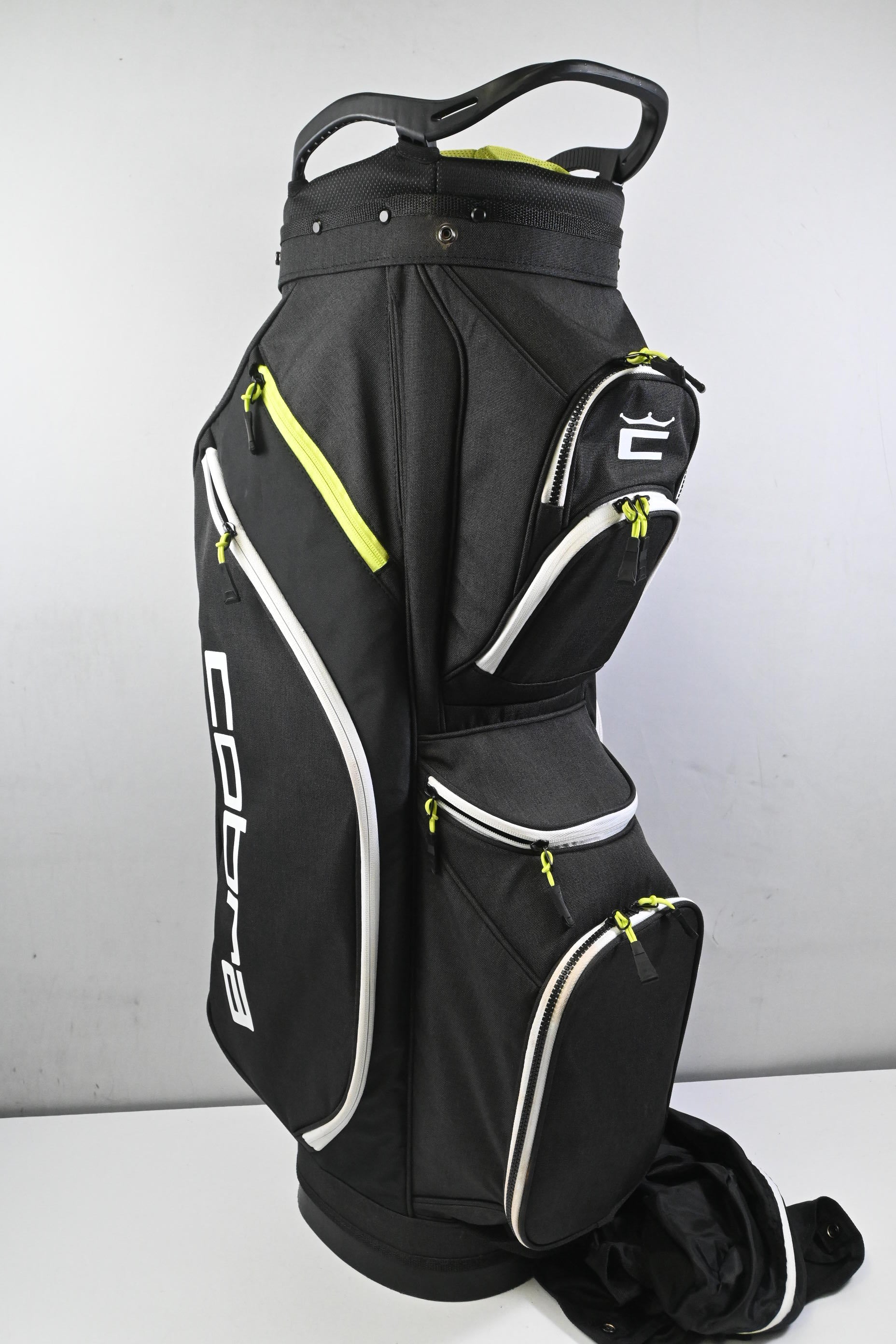 Cobra Cart Bag / 14-Way Divider / Black, White & Green
