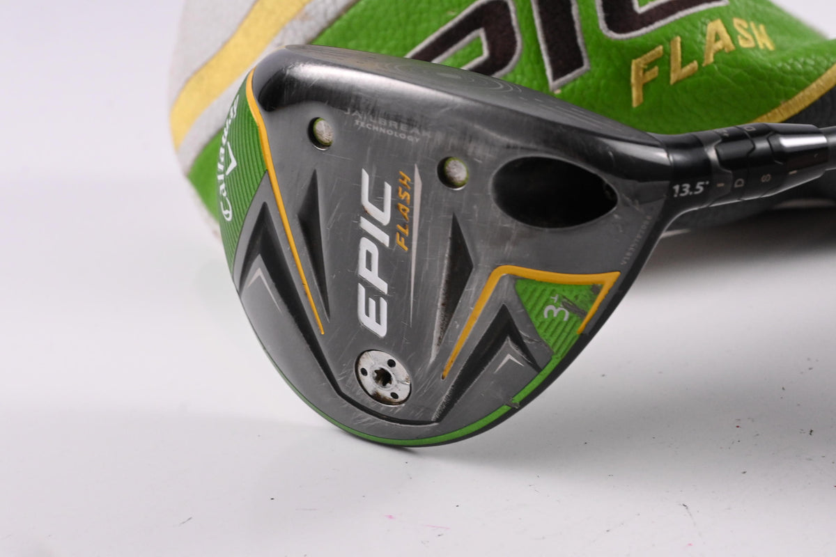 Callaway Epic Flash #3+ Wood / 13.5 Degree / X-Flex HZRDUS Smoke Black 70 Shaft