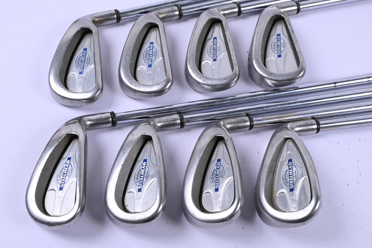 Callaway X-14 Irons / 3-PW / Uniflex Callaway Steelhead Shafts
