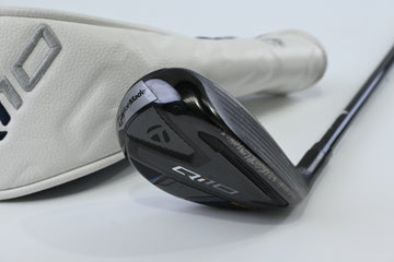 Taylormade Qi10 #4 Hybrid / 22 Degree / X-Flex HZRDUS Smoke Red RDX 80 Shaft