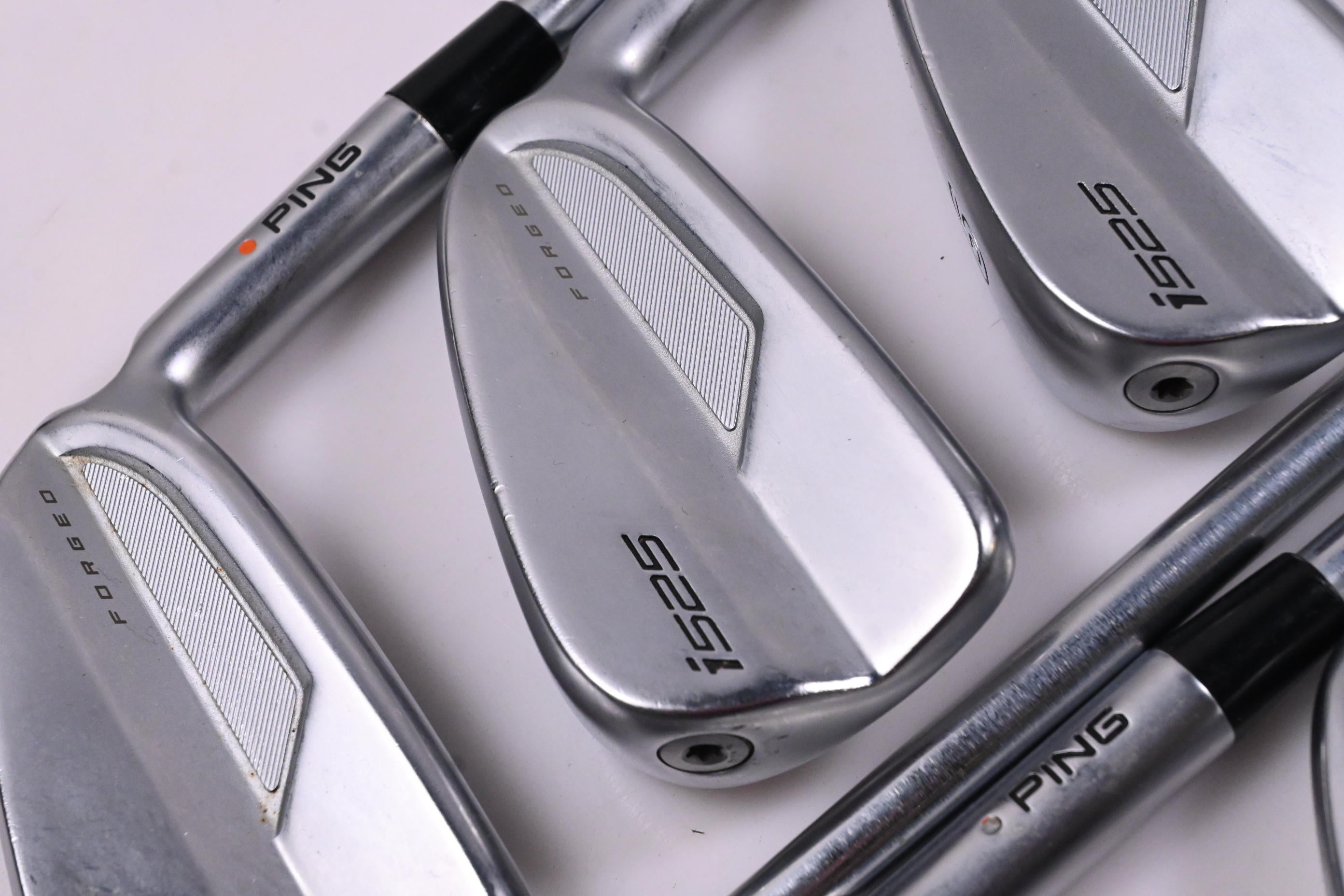 Ping i525 Irons / 4-PW / Orange Dot / Stiff Flex Project X LZ 120 Shafts