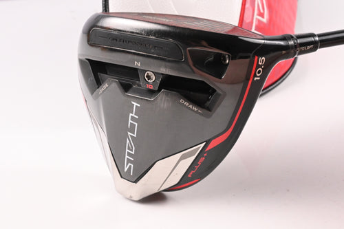 Taylormade Stealth Plus Driver / 10.5 Degree / Regular Flex HZRDUS RDX Red 60