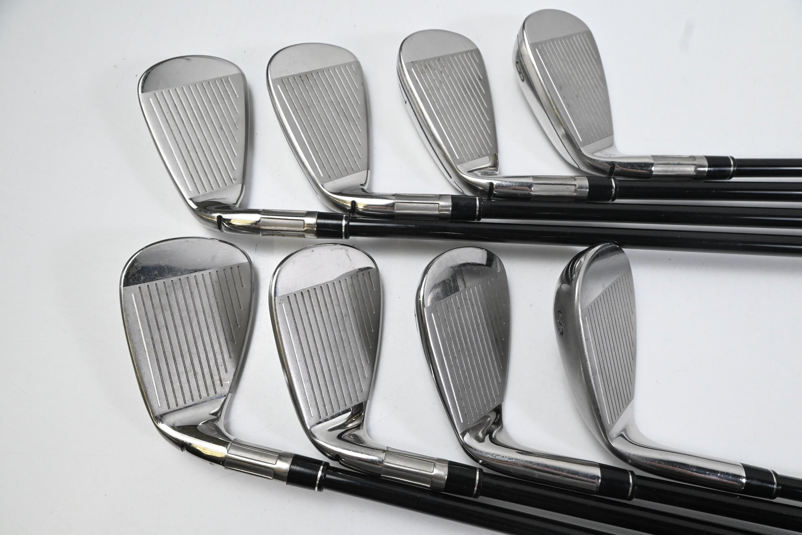 Taylormade M6 Irons / 5-PW+GW+SW / Senior Flex Fujikura Atmos Orange 5 Shafts
