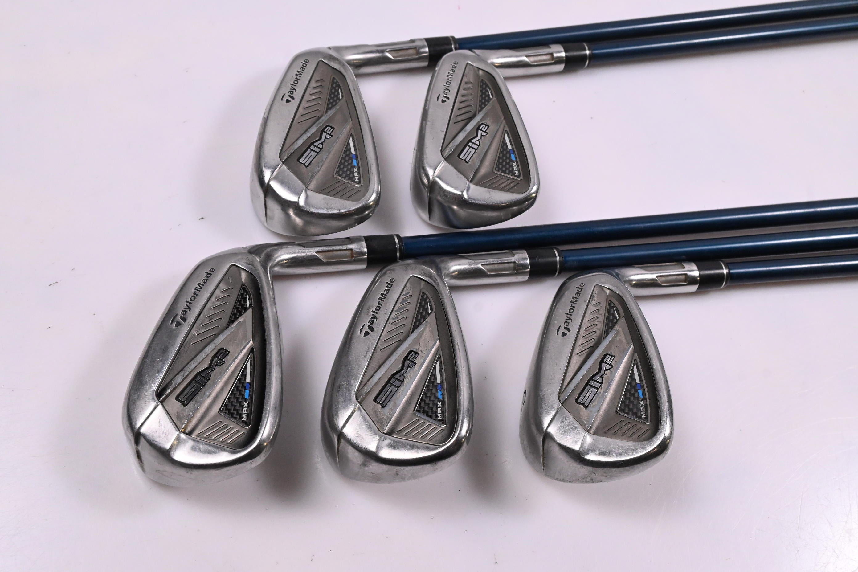 Taylormade SIM2 Max Irons / 6-PW / Stiff Flex Tensei TM 60 Shafts