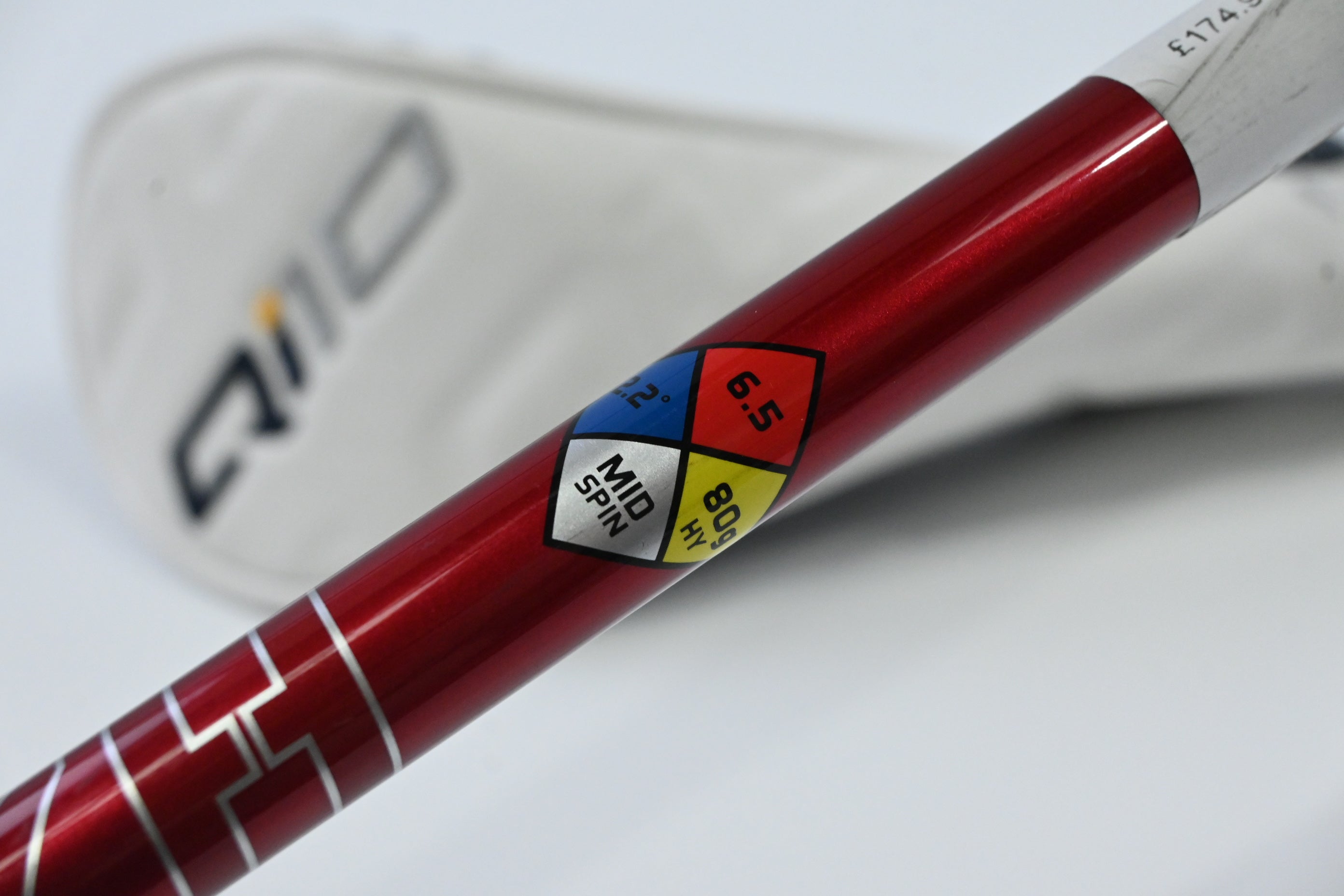 Taylormade Qi10 #4 Hybrid / 22 Degree / X-Flex HZRDUS Smoke Red RDX 80 Shaft