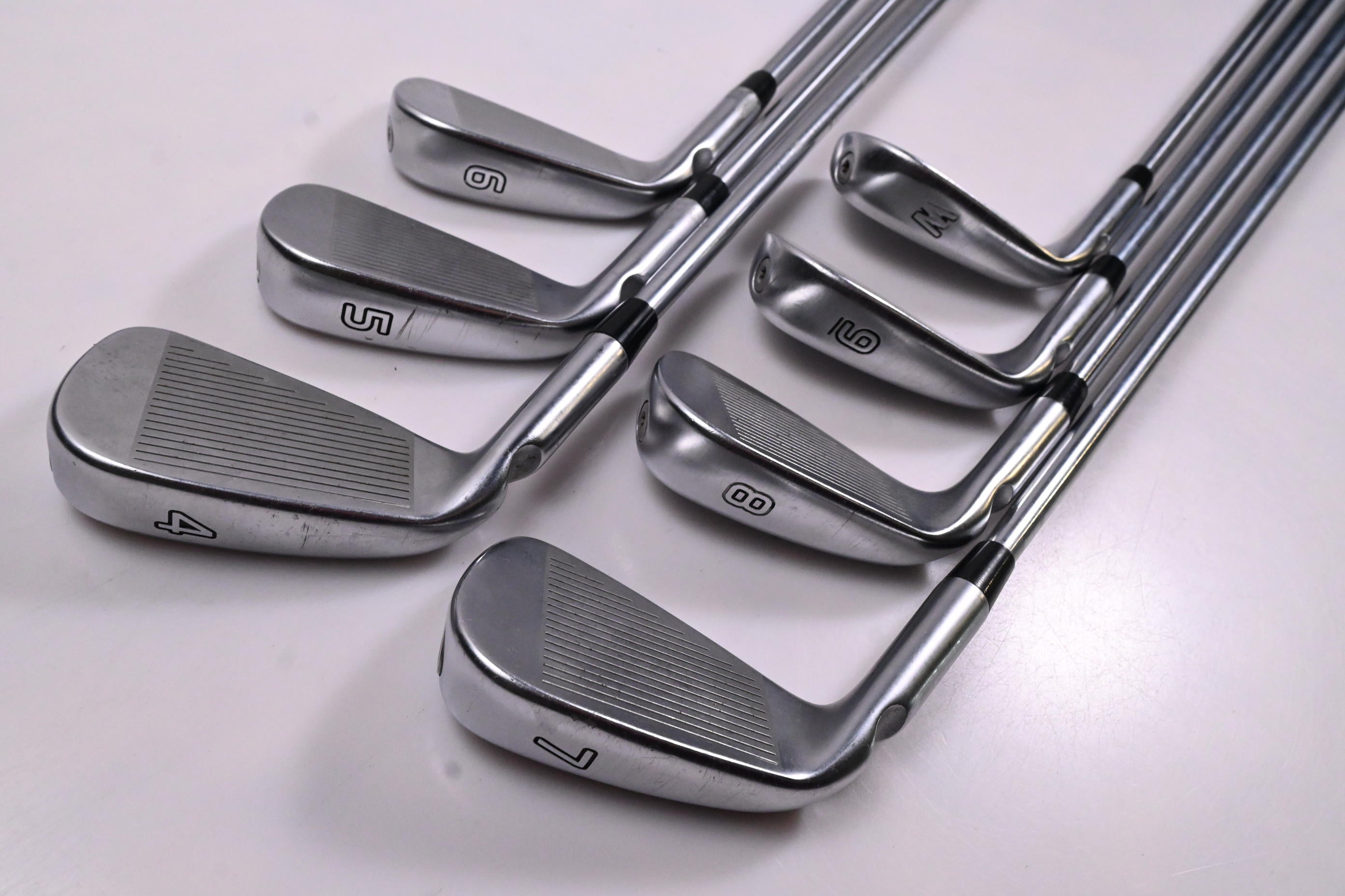 Ping i525 Irons / 4-PW / Orange Dot / Stiff Flex Project X LZ 120 Shafts