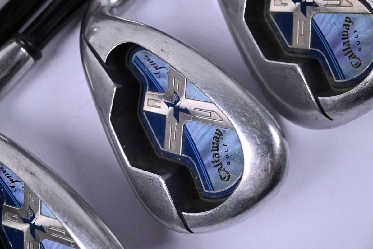 Ladies Callaway X-18 Irons / 5-PW+SW / Ladies Flex Callaway Gems 45 Shafts