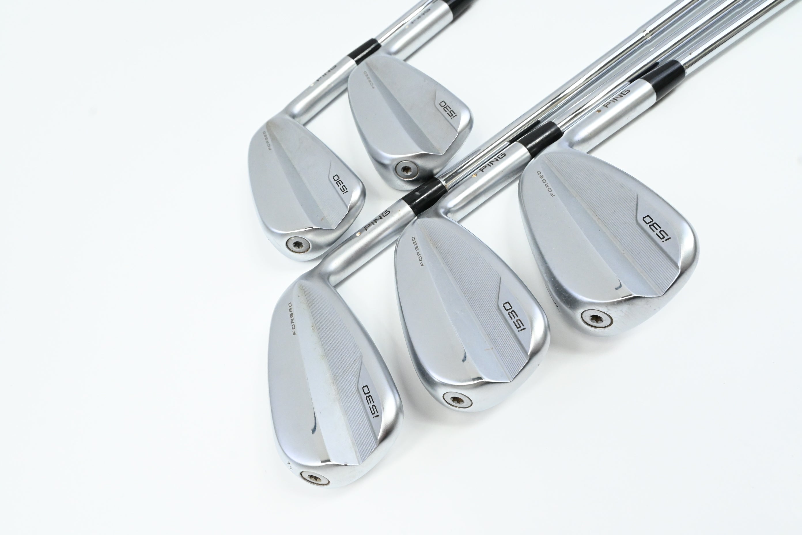 Ping i530 Irons / 6-PW / White Dot / Stiff Flex Dynamic Gold 100 S300 Shafts
