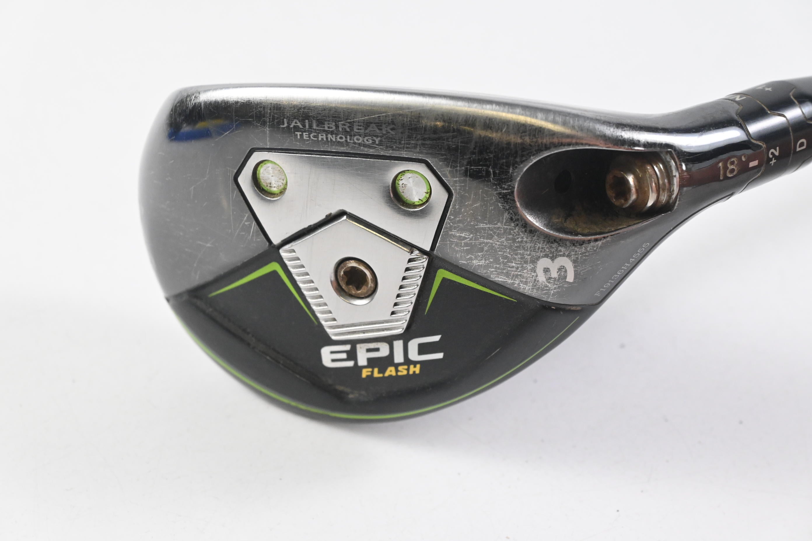 Callaway Epic Flash #3 Hybrid / 18 Degree / Regular Flex Tensei AV White 65