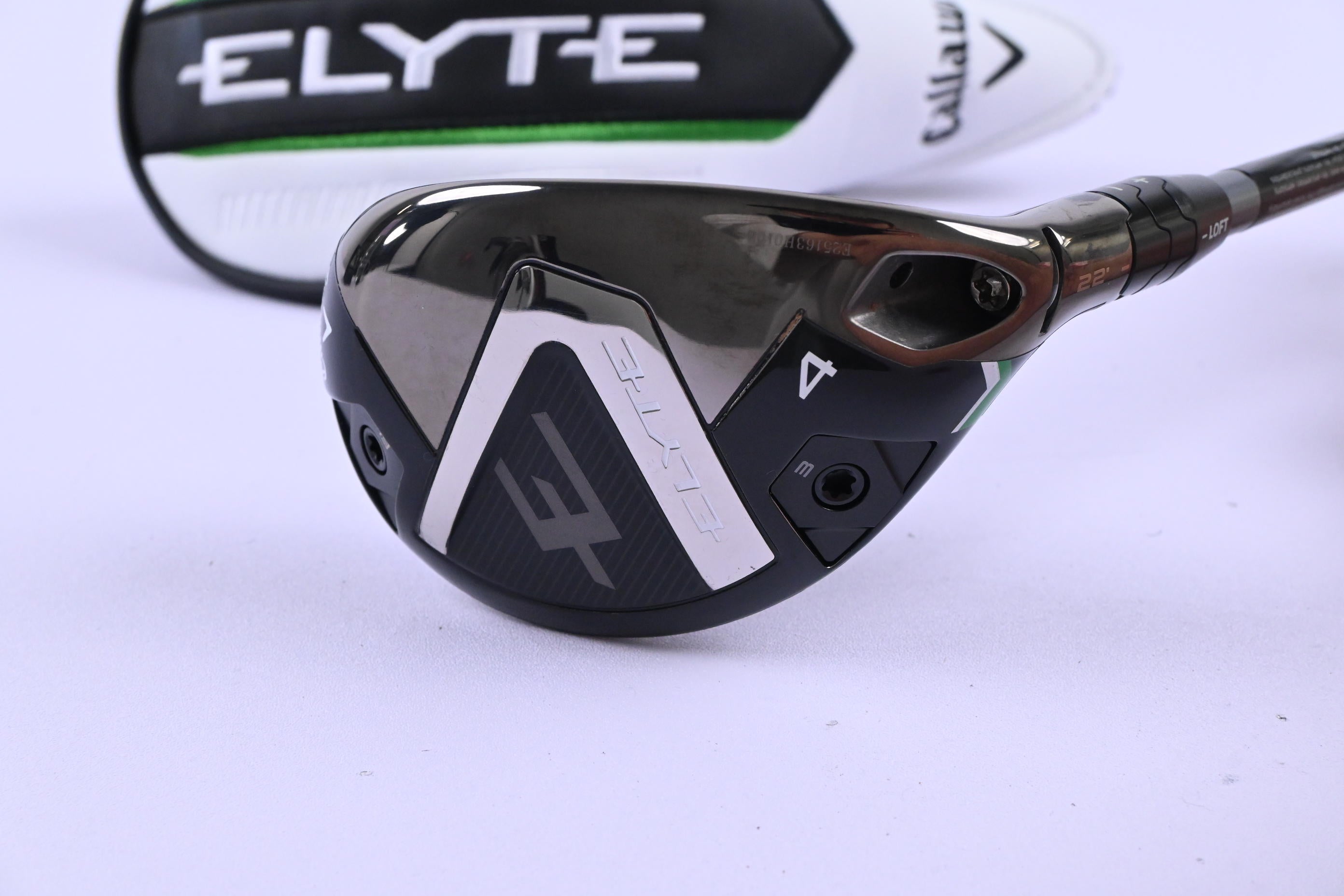Callaway Elyte #4 Hybrid / 22 Degree / Regular Flex Project X Denali Charcoal 60