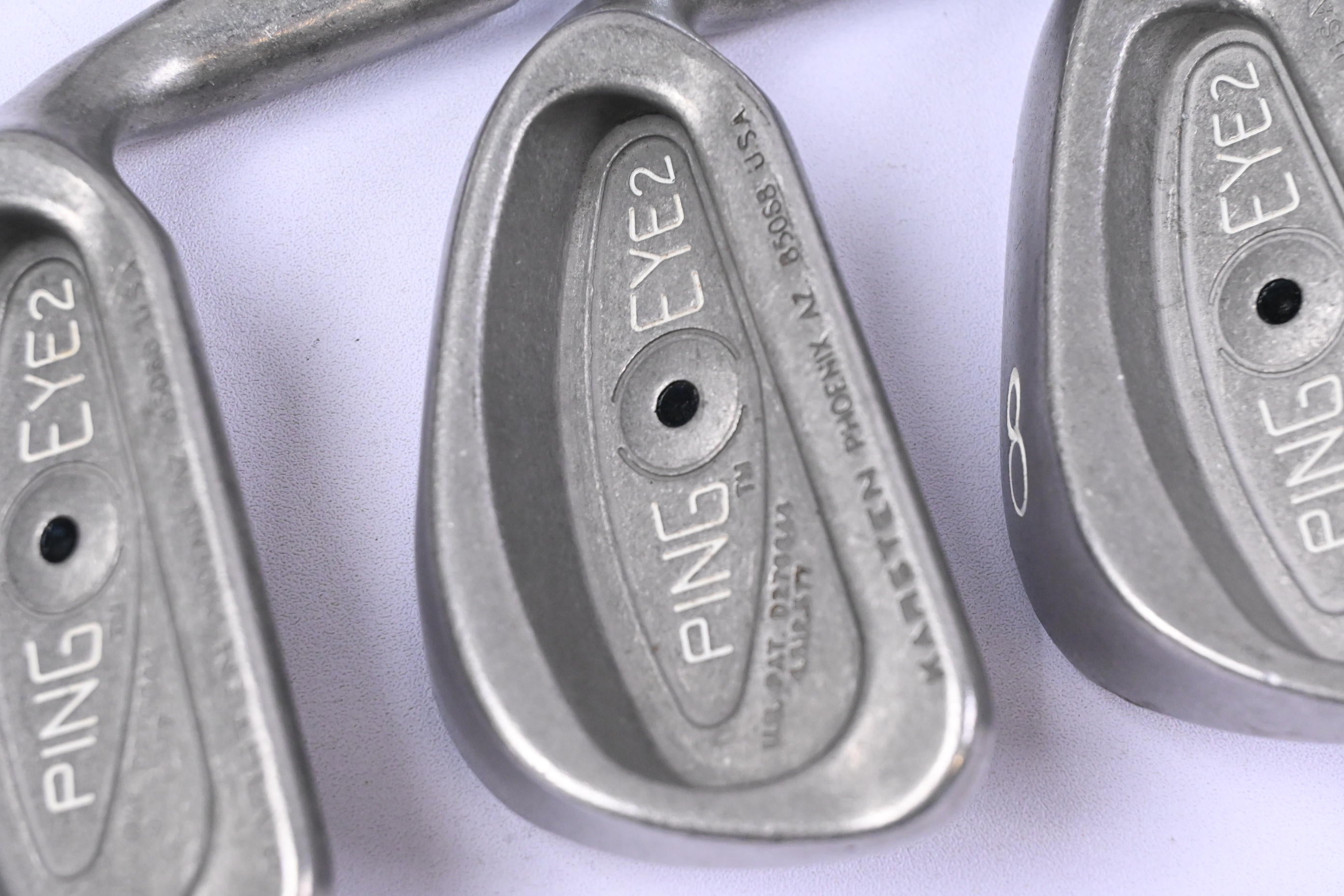Ping Eye 2 Irons / 3-9i / Black Dot / Stiff Flex Ping ZZ Lite Shafts