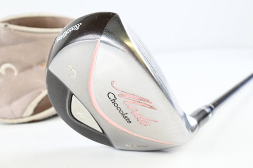 Ladies Tour Edge Moda Chocolate #3 Wood / 15 Degree / Ladies Flex Tour Edge
