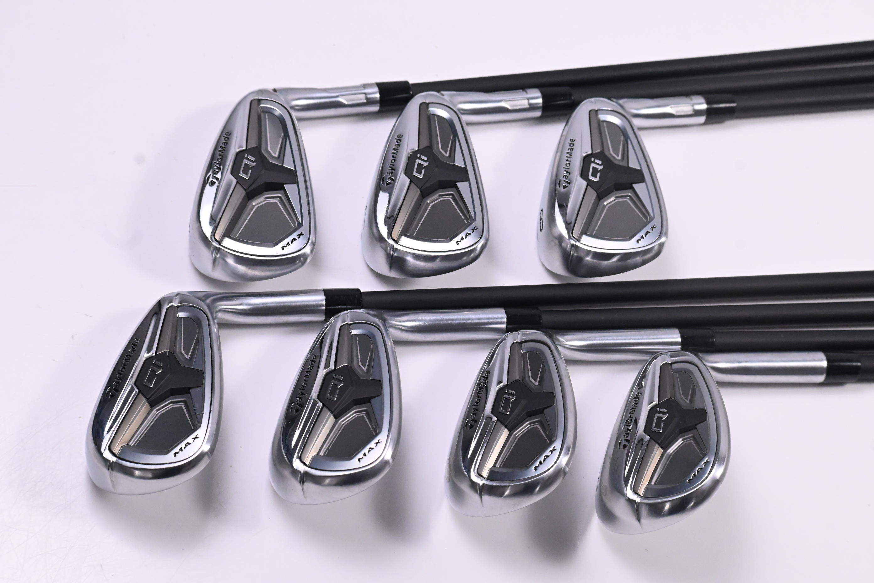 Taylormade Qi Max Irons / 6-PW+AW+SW / Senior Flex KBS REAX HL 50 Shafts