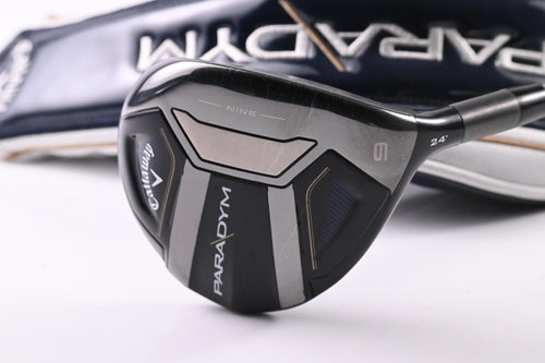 Callaway Paradym #9 Wood / 24 Degree / Senior Flex Aldila Ascent Blue 40 Shaft
