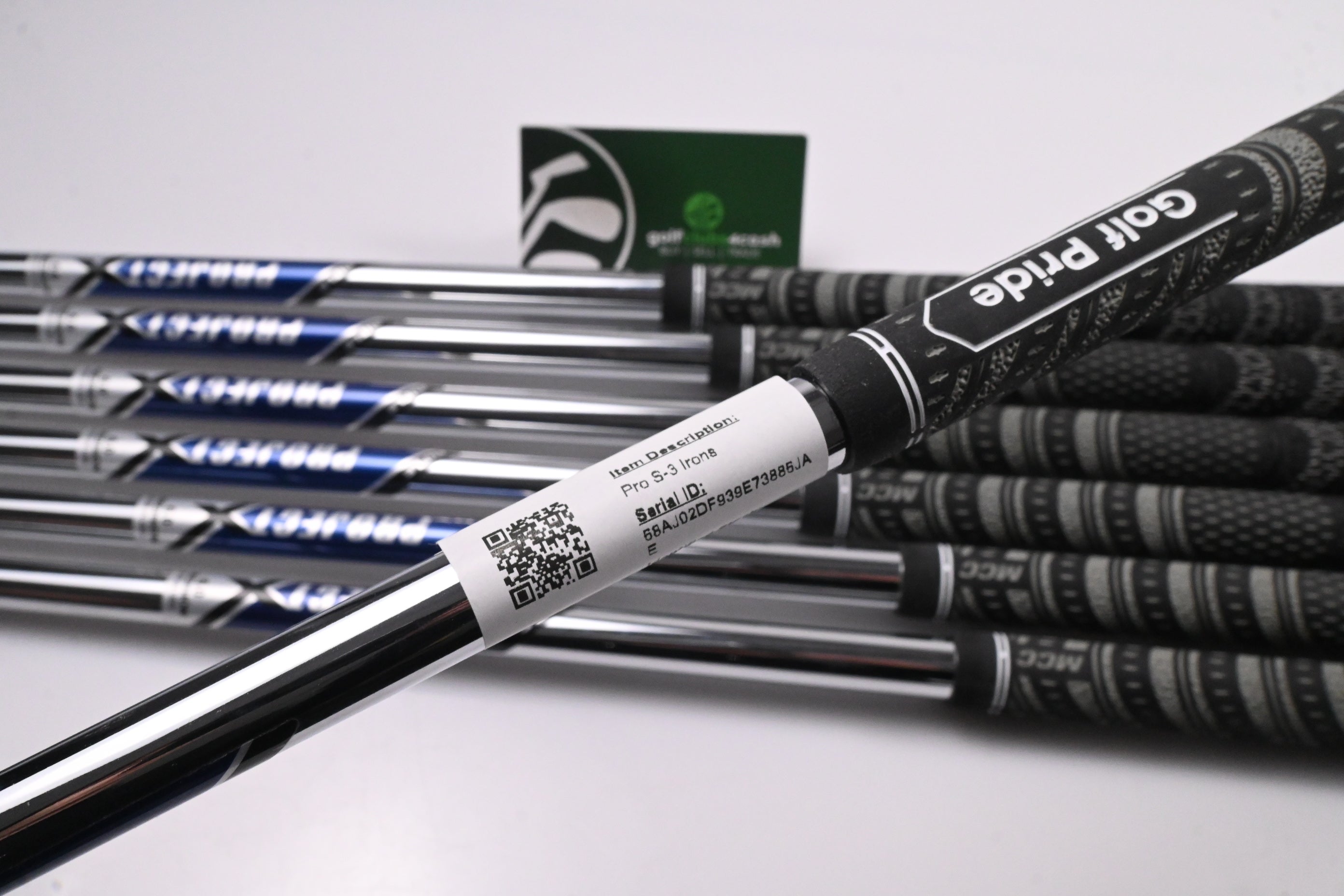 Mizuno Pro S-3 Irons / 4-PW / Stiff Flex Project X Shafts