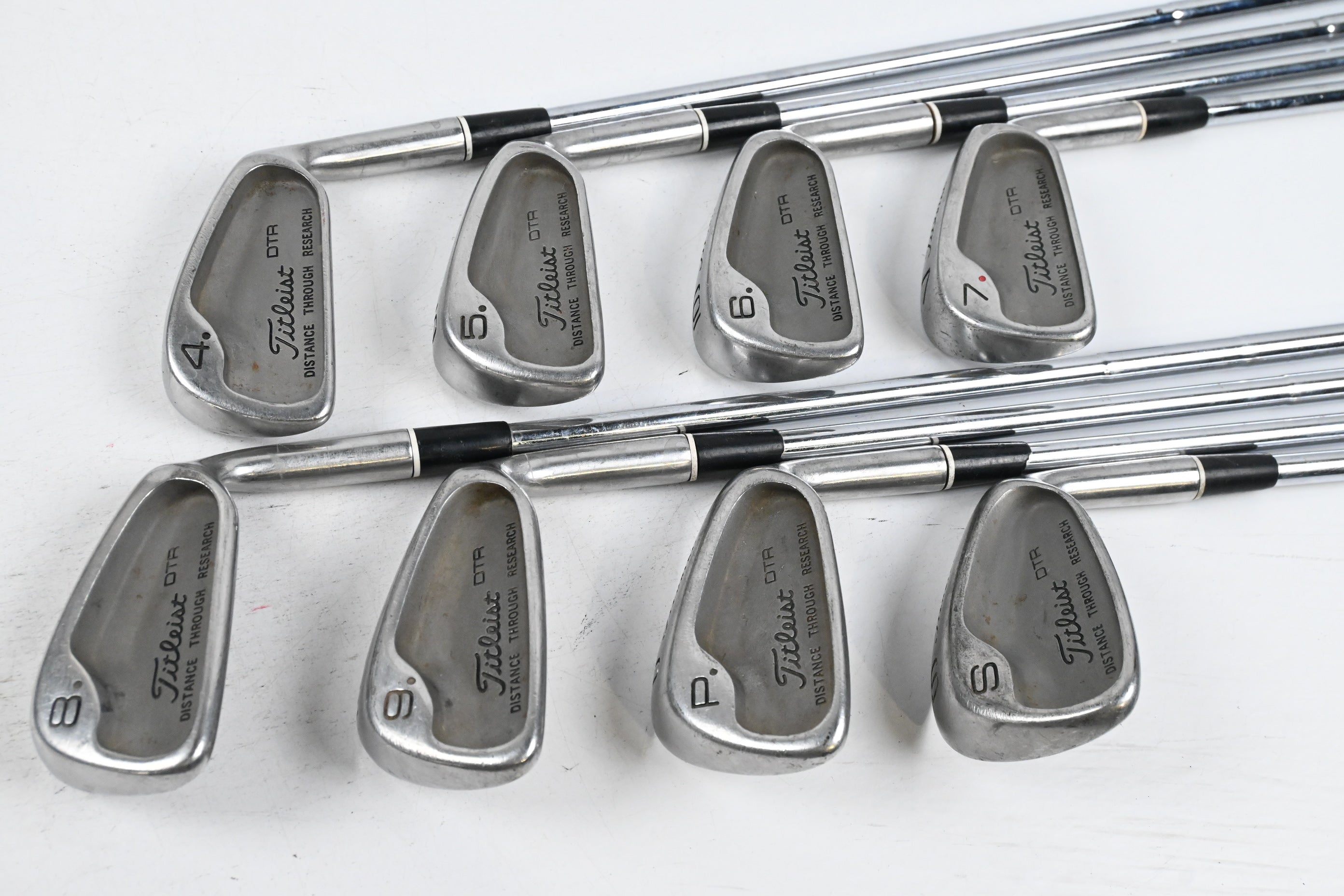 Titleist DTR Irons / 4-PW+SW / Regular Flex Dynamic Gold R300U Shafts