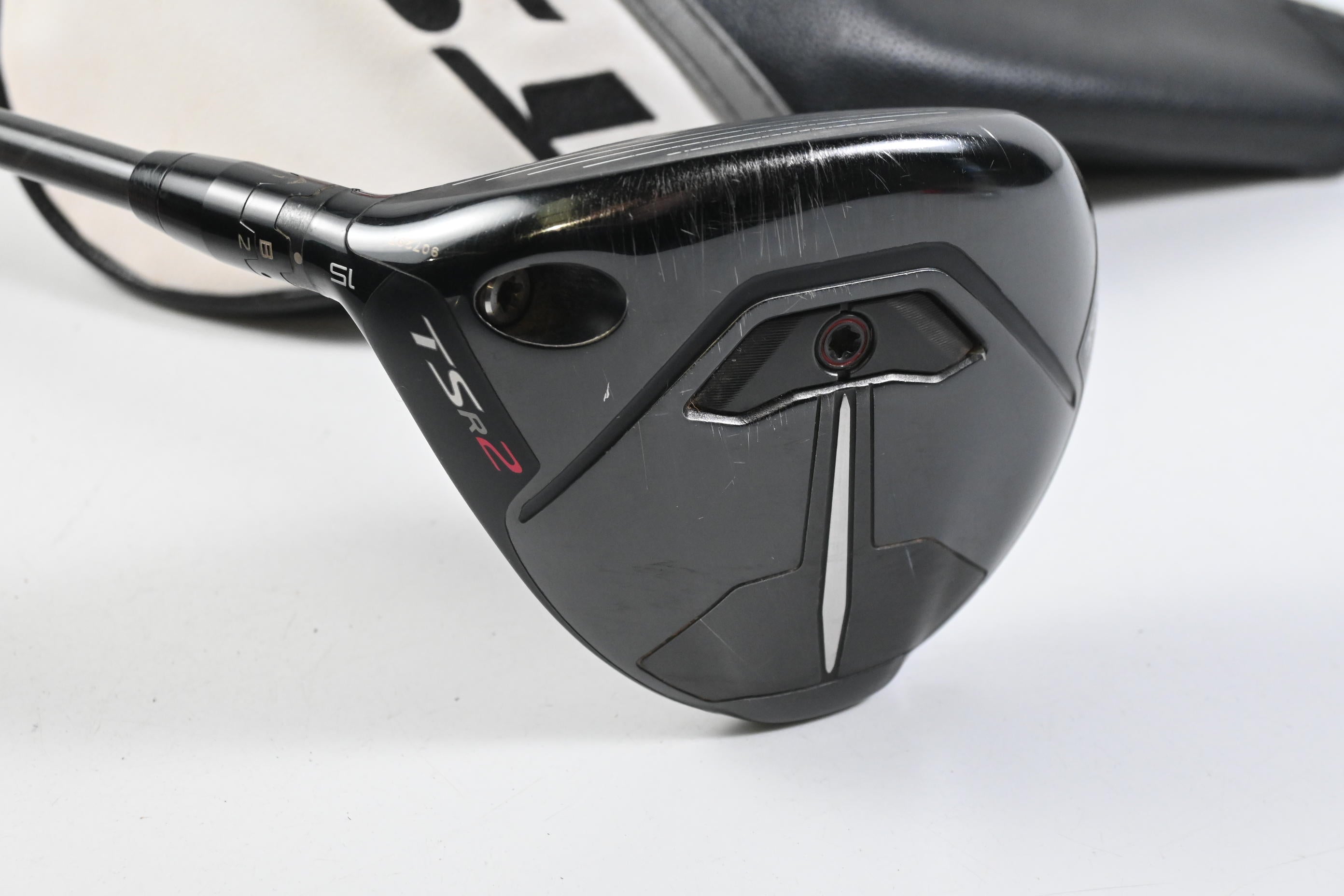 Left Hand Titleist TSR2 #3 Wood / 15 Degree / Stiff Flex Diamana D+80 Shaft